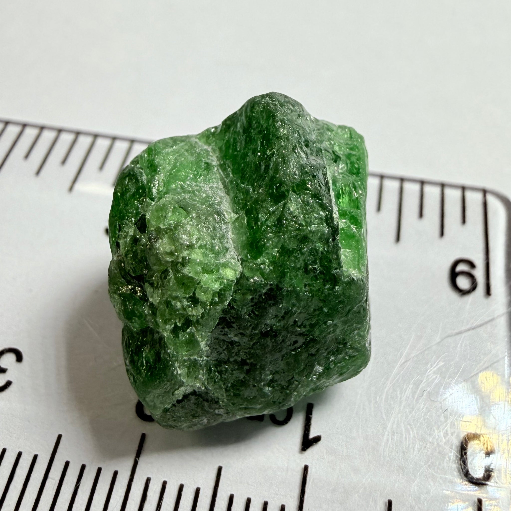 Tsavorite Garnet Specimen Nodule, 36.60ct, Merelani, Tanzania, Untreated Unheated, not for faceting