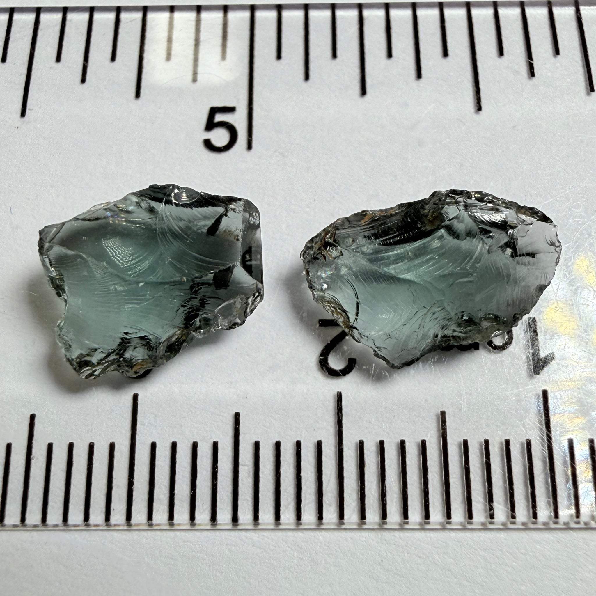 Spinel, 1.93ct and 2.33ct stones, flat shapes, Tanzania, Untreated Unheated, great for setting as is into jewellery, vvs-if