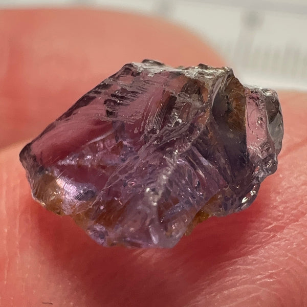 Mahenge Spinel, 2.54ct, Mahenge, Tanzania, Untreated Unheated. Slight skin issue that will come off on faceting, rest vvs-if but very flat shape