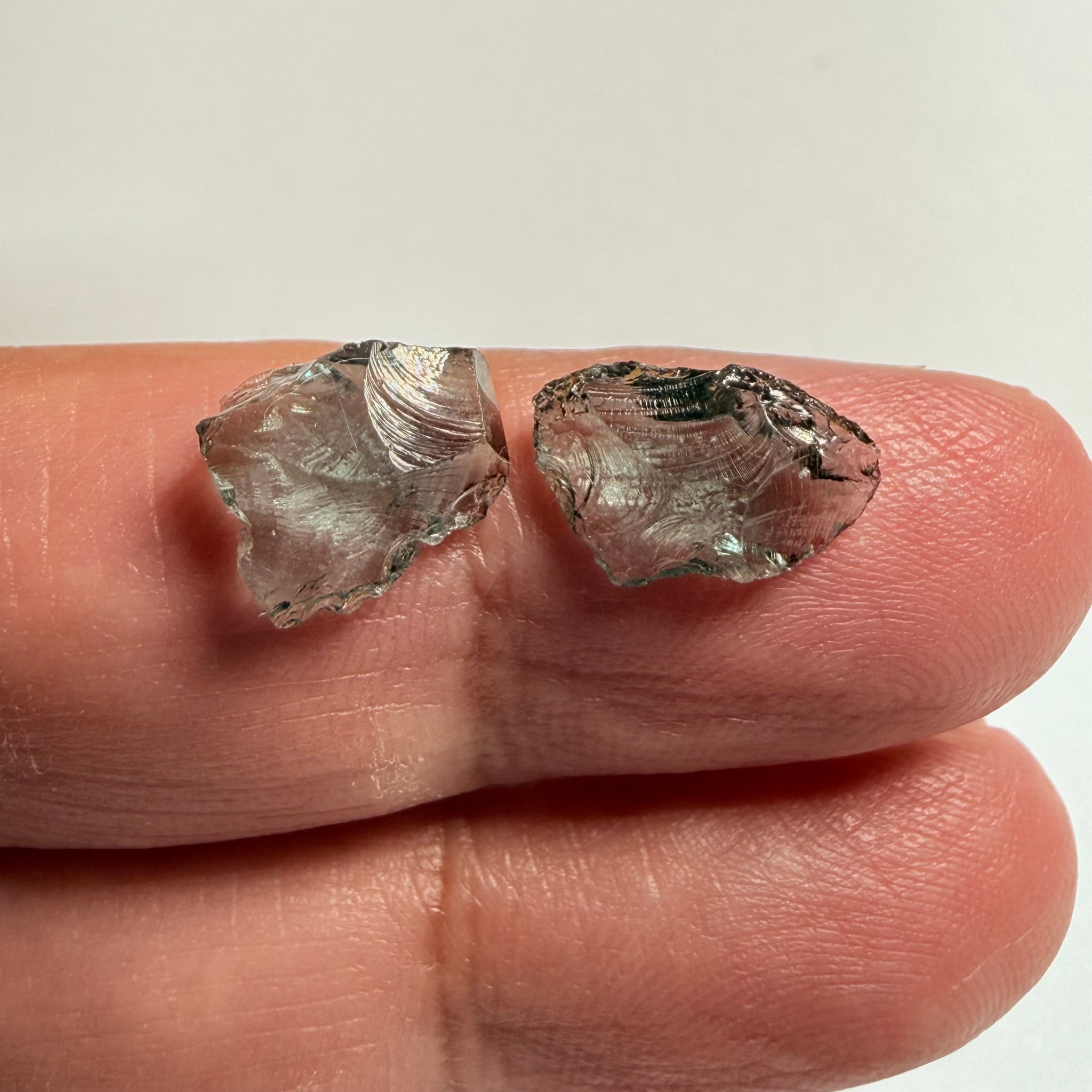 Spinel, 1.93ct and 2.33ct stones, flat shapes, Tanzania, Untreated Unheated, great for setting as is into jewellery, vvs-if