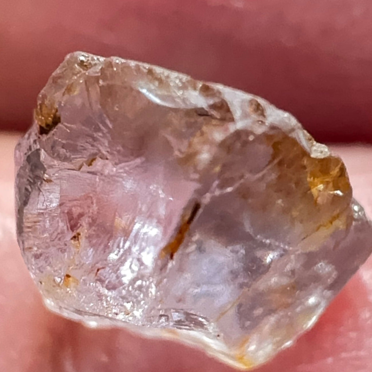 Mahenge Spinel, 2.47ct, Mahenge, Tanzania, Untreated Unheated. Crack going half way in