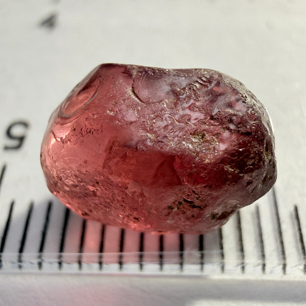 Rhodolite Garnet, 6.23ct, Umba, Tanzania, Untreated Untreated. Slight silky on one side, rest vs-vvs
