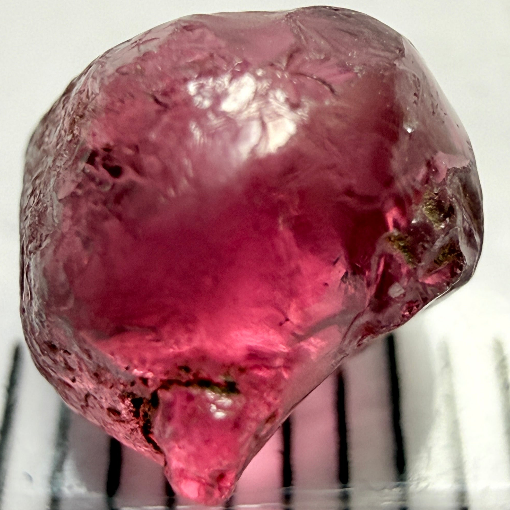 Rhodolite Garnet, 3.71ct, Umba, Tanzania, Untreated Untreated. Few bubbles on the outside, rest vvs