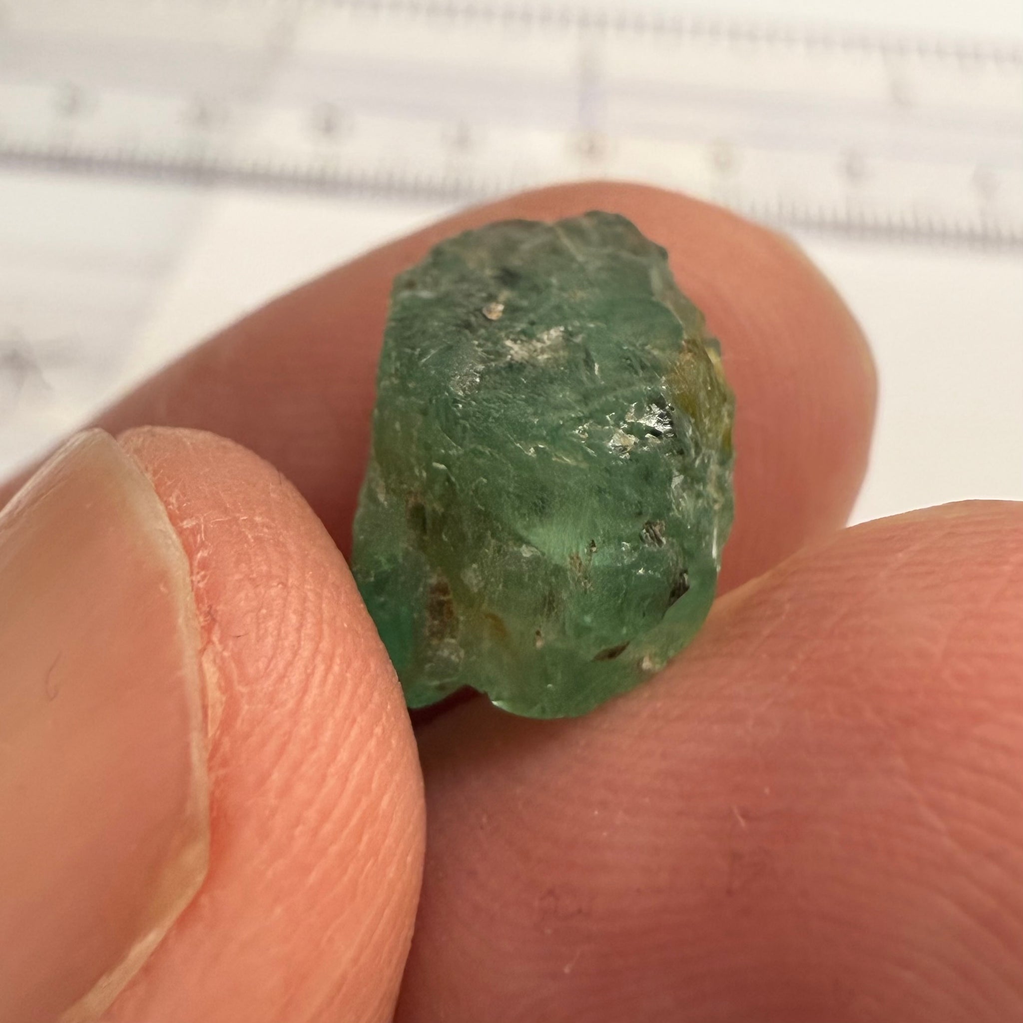 Emerald Crystal, 6.36ct, Tanzania, Untreated Unheated, specimen grade