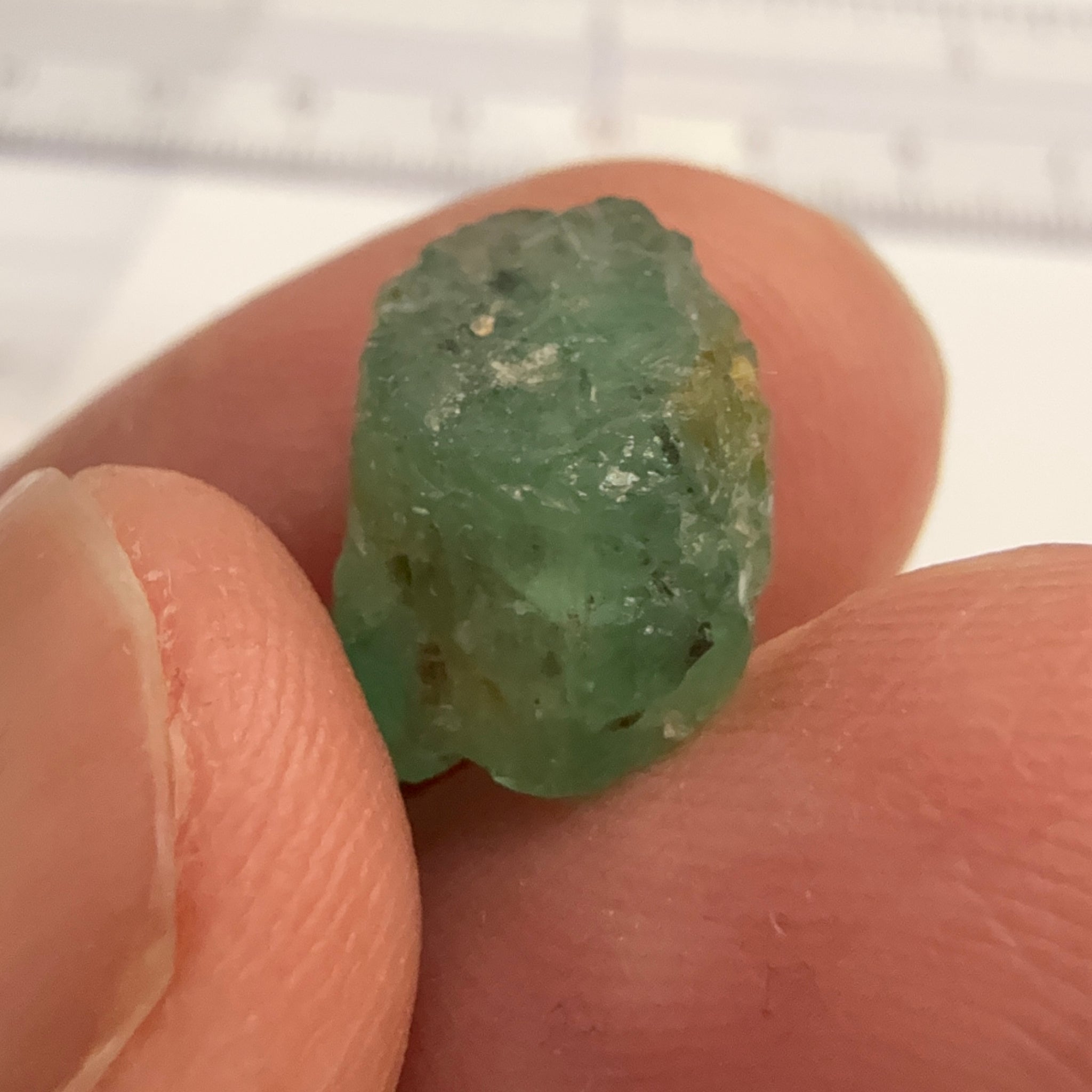 Emerald Crystal, 6.36ct, Tanzania, Untreated Unheated, specimen grade
