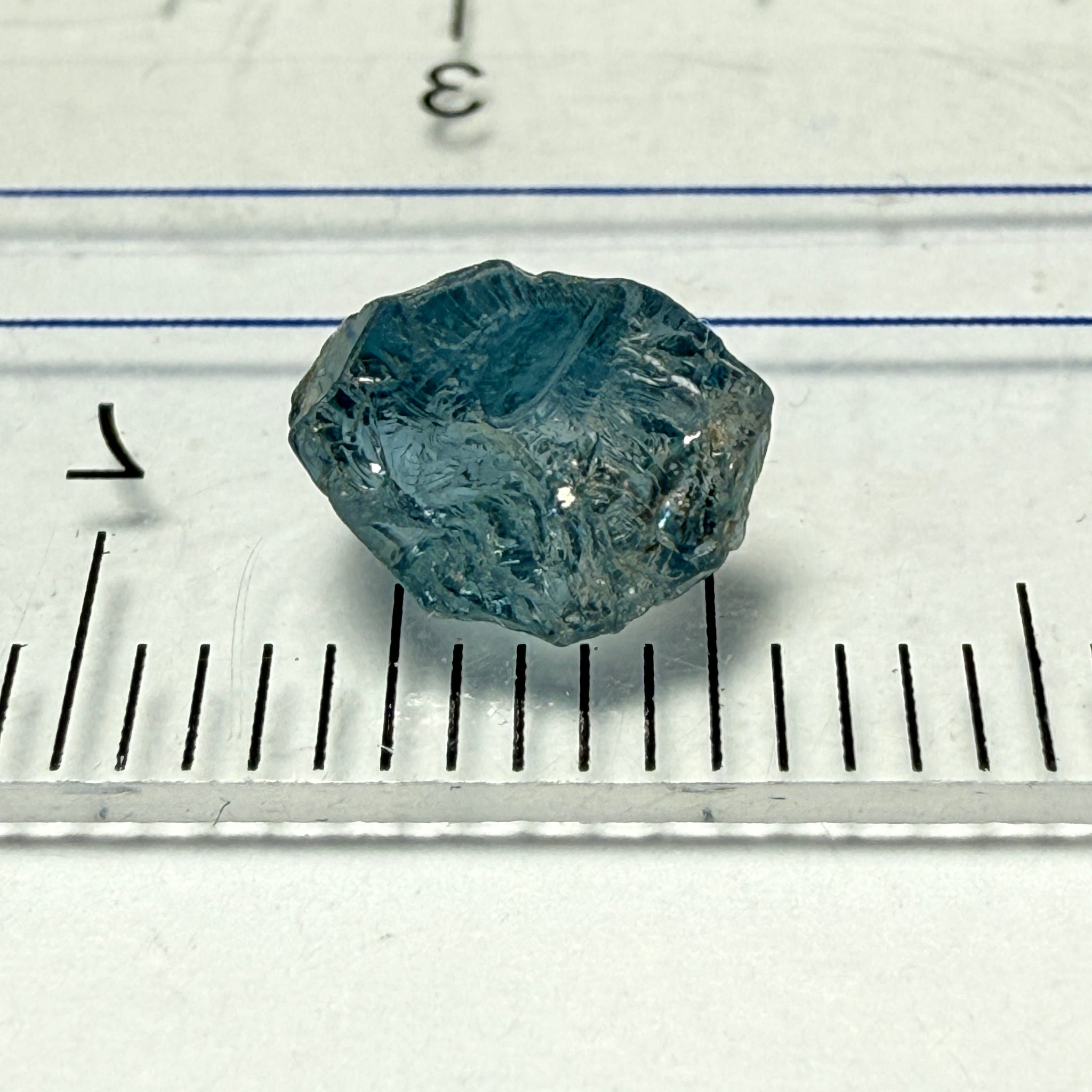 Cobalt Spinel, 1.25ct, Mahenge, Tanzania, Untreated Unheated, vs-vvs