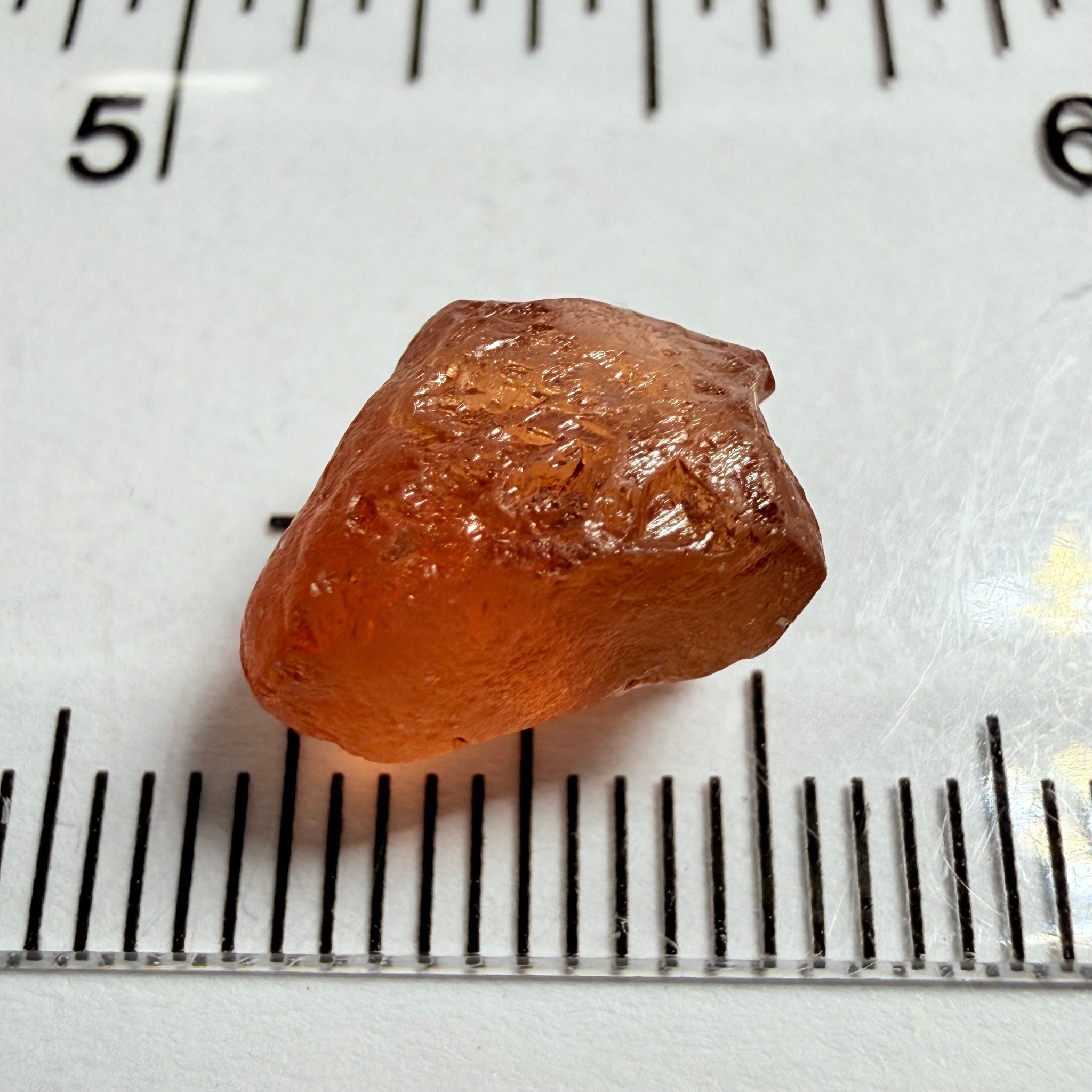 Malaya Garnet, 6.33ct, Umba Valley, Tanzania, Untreated Unheated, vvs