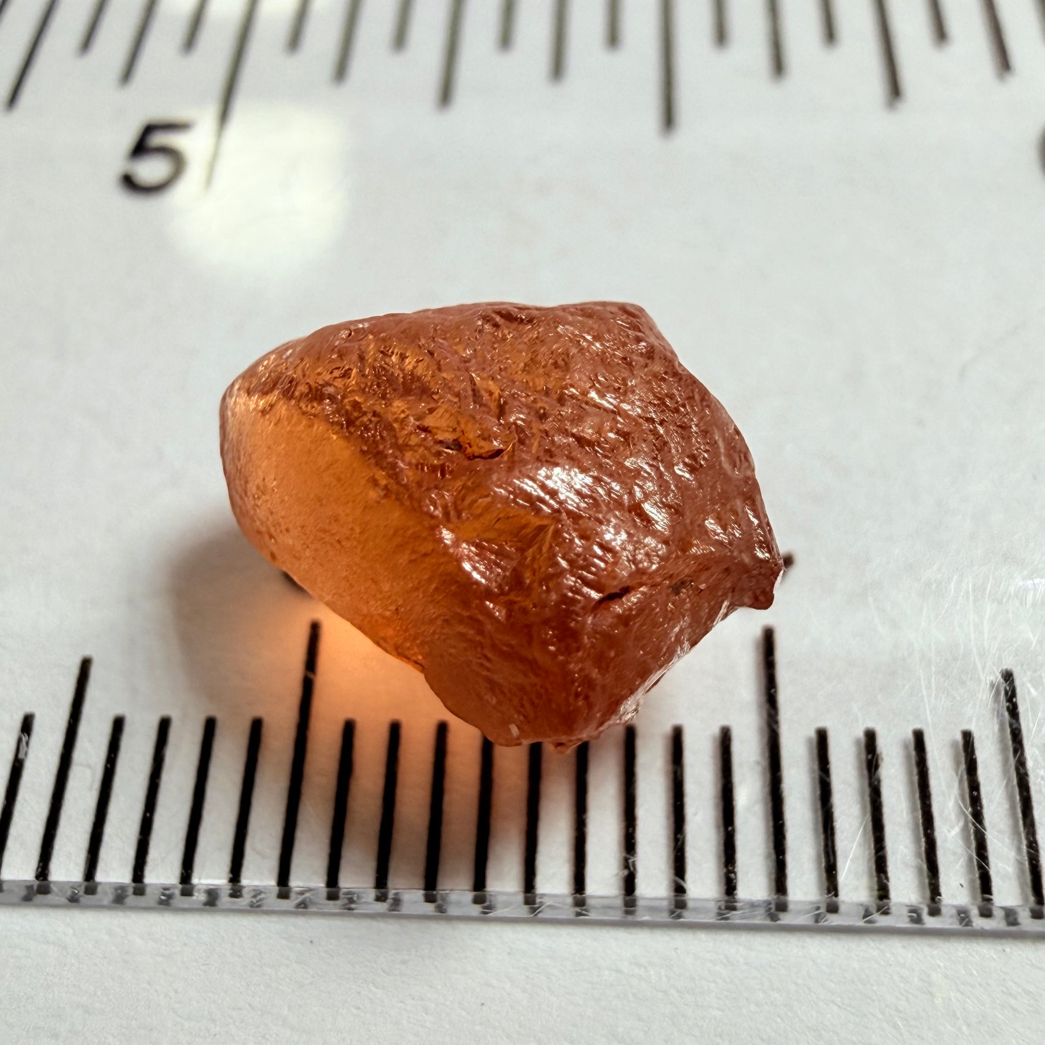 Malaya Garnet, 6.33ct, Umba Valley, Tanzania, Untreated Unheated, vvs