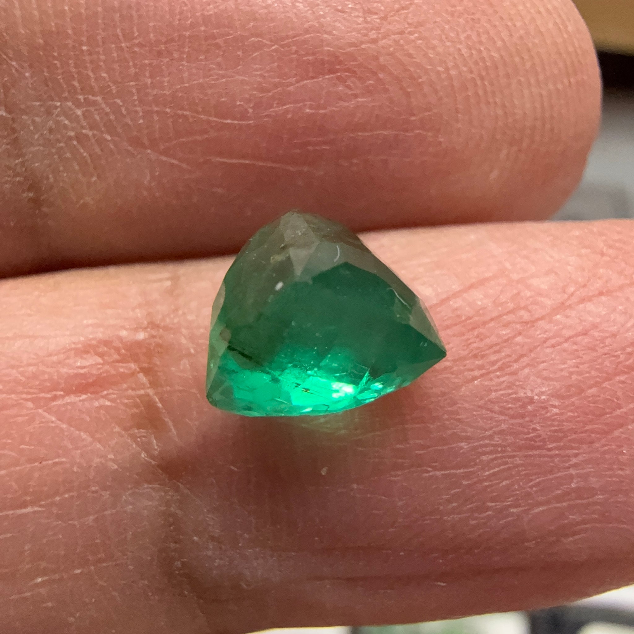 Emerald, 1.79ct, Tanzania, Native Cut, No Oil, Untreated Unheated