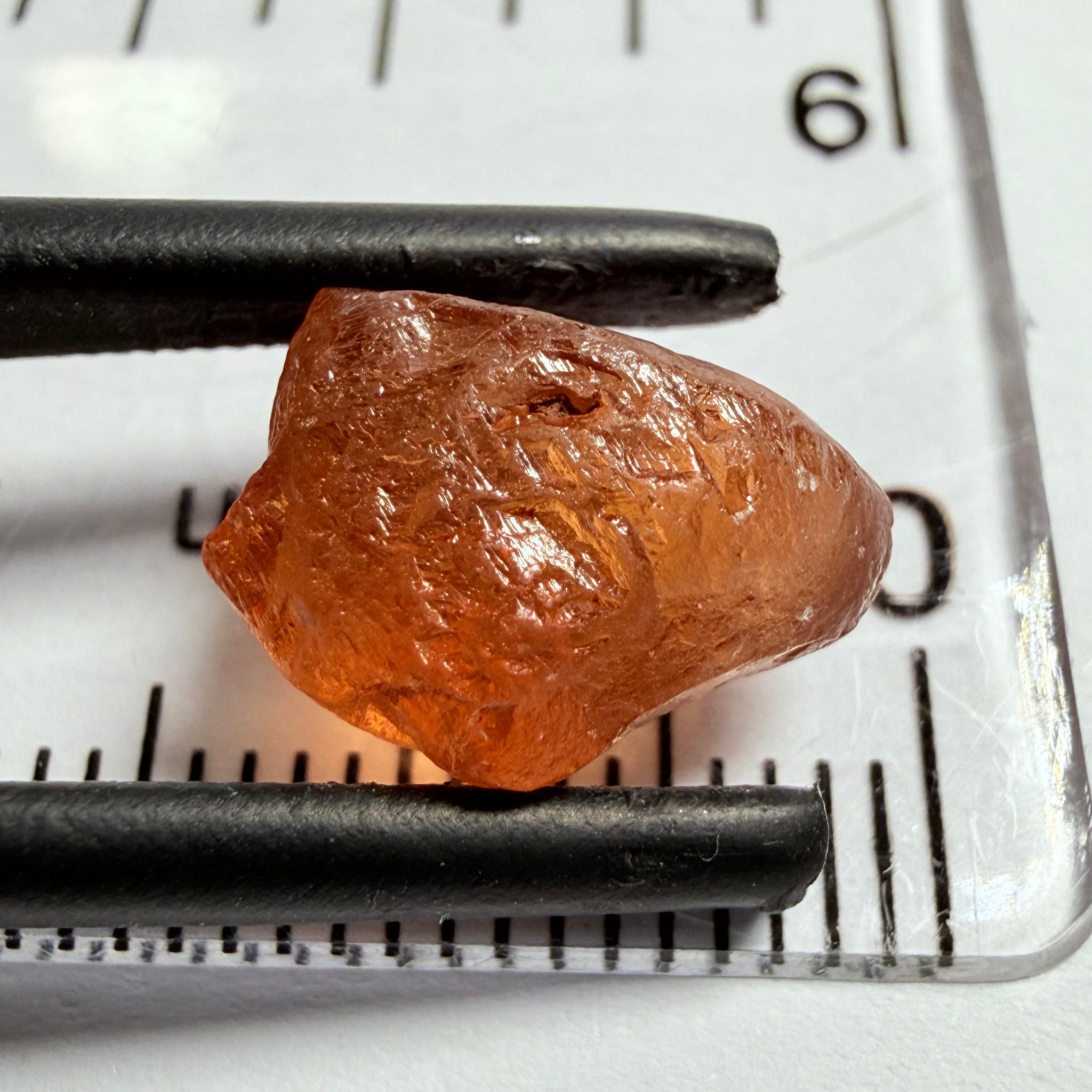 Malaya Garnet, 6.33ct, Umba Valley, Tanzania, Untreated Unheated, vvs