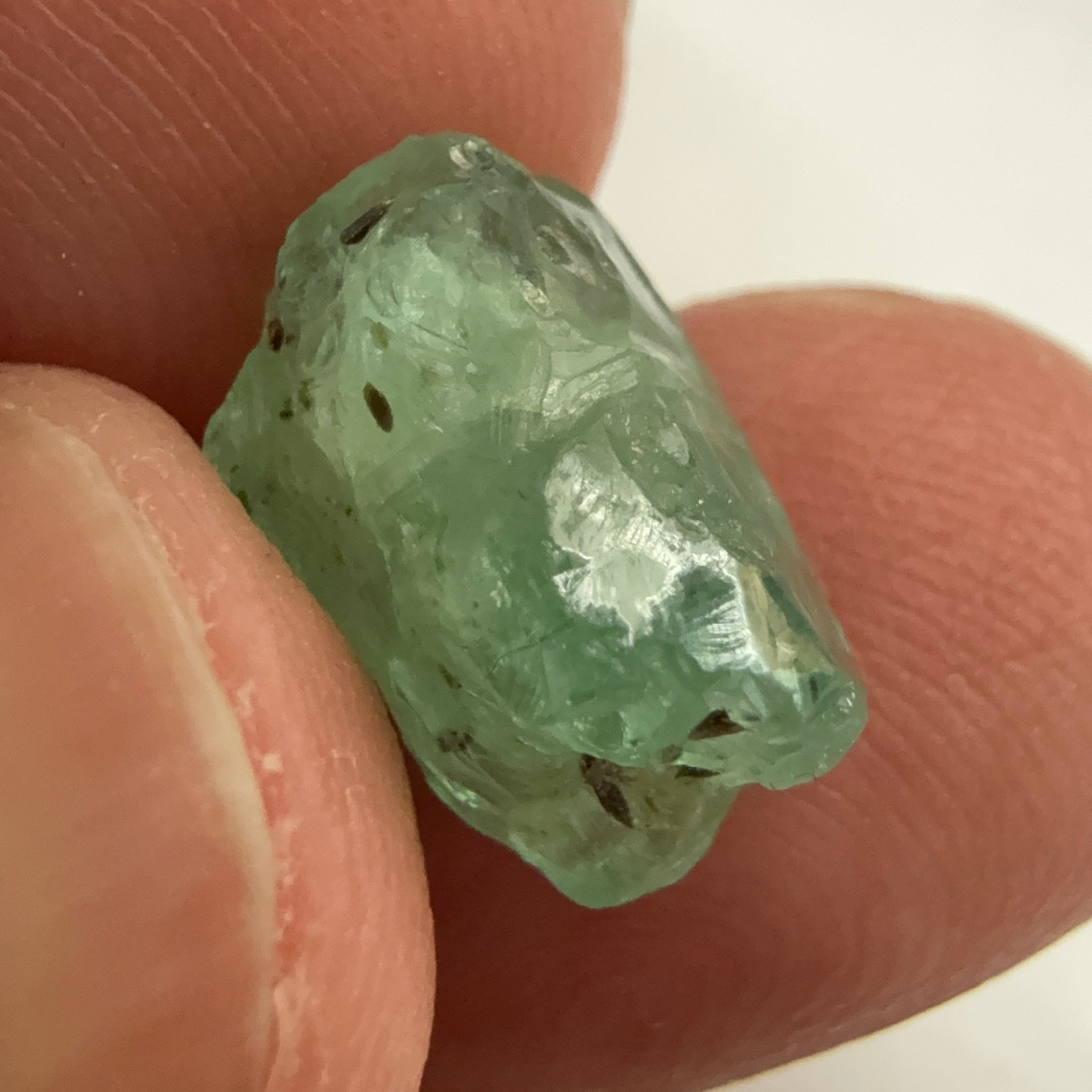 Emerald Crystal, 4.96ct, Tanzania, Untreated Unheated, specimen grade