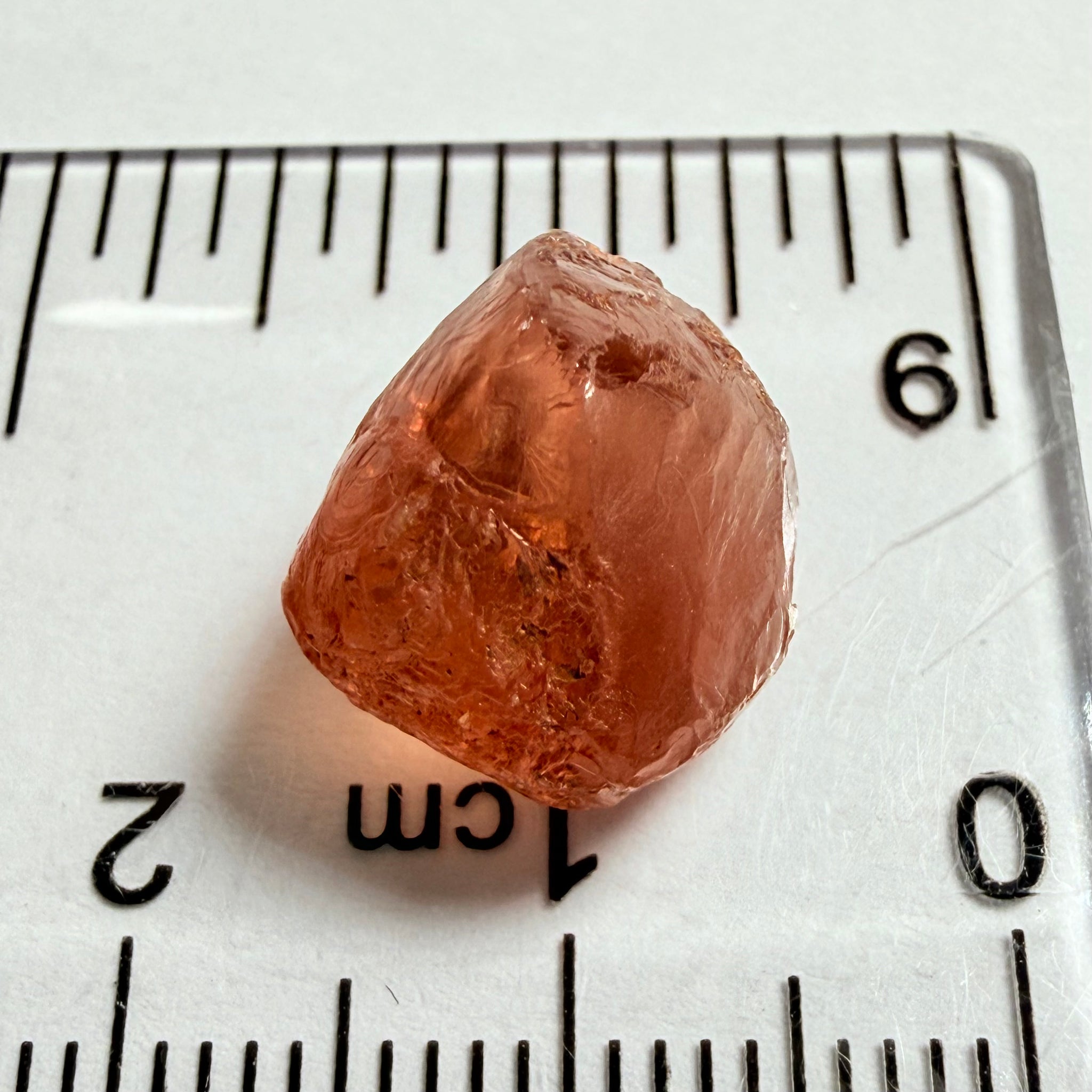Malaya Garnet, 11.40ct, Umba Valley, Tanzania, Untreated Unheated, slight inclusions on the outer skin, will come off on disk while preforming and will take a couple of mm off the bottom, rest is slightly cloudyl