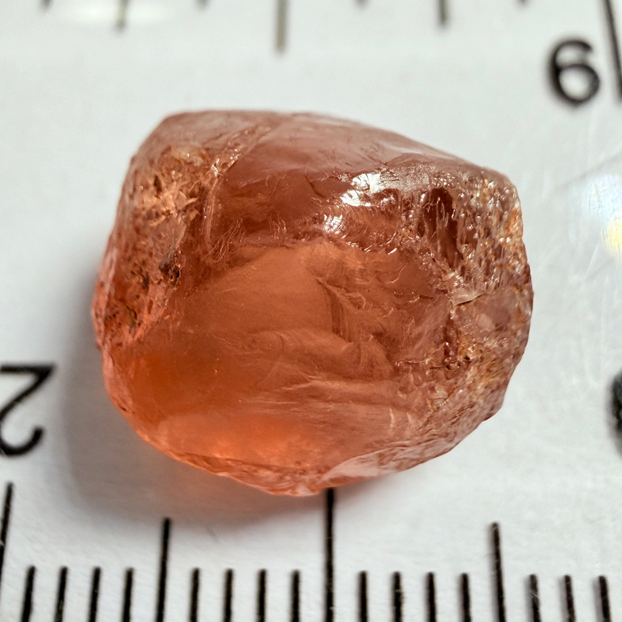 Malaya Garnet, 11.40ct, Umba Valley, Tanzania, Untreated Unheated, slight inclusions on the outer skin, will come off on disk while preforming and will take a couple of mm off the bottom, rest is slightly cloudyl