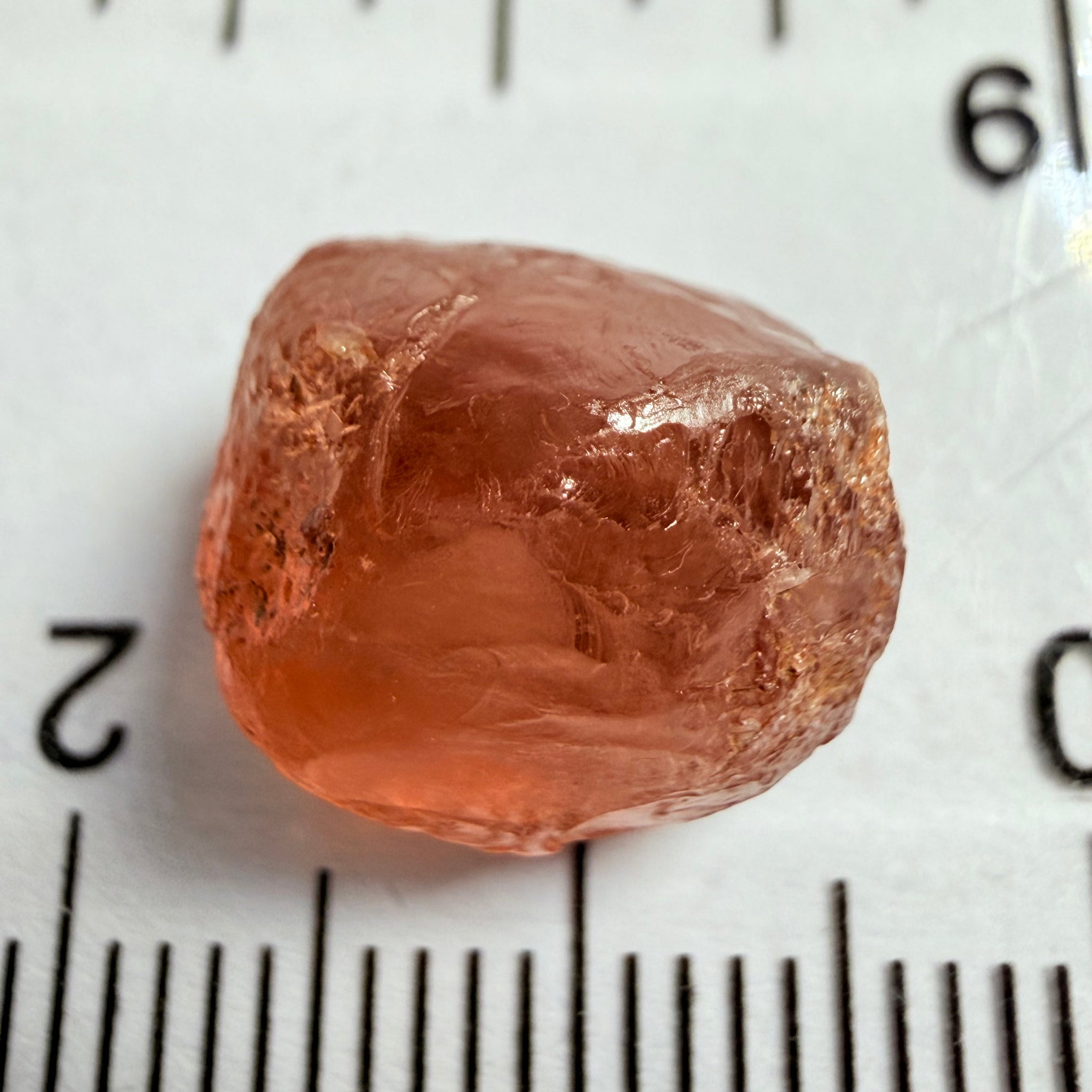 Malaya Garnet, 11.40ct, Umba Valley, Tanzania, Untreated Unheated, slight inclusions on the outer skin, will come off on disk while preforming and will take a couple of mm off the bottom, rest is slightly cloudyl