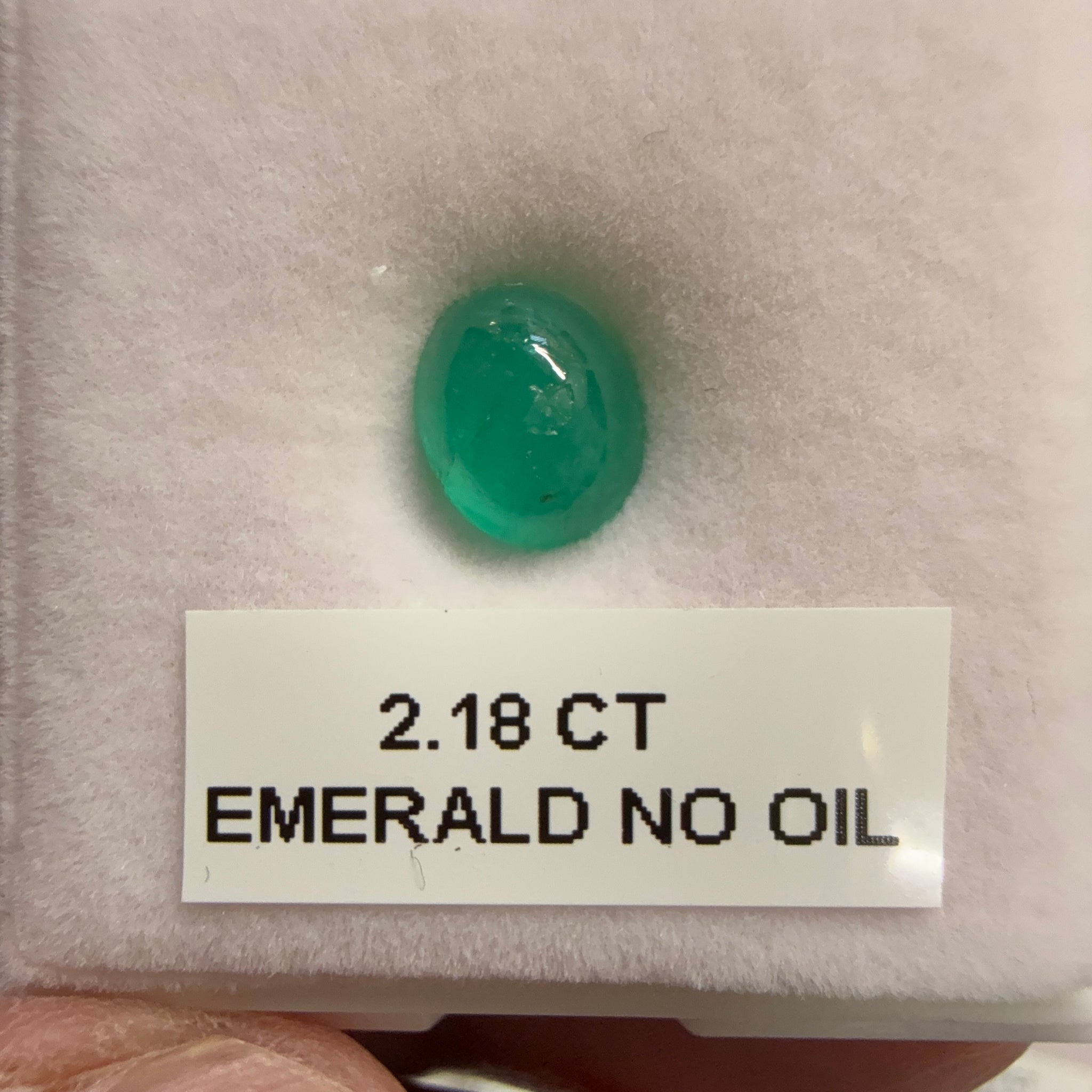 Emerald, 2.18ct, Tanzania. Untreated Unheated No Oil.
