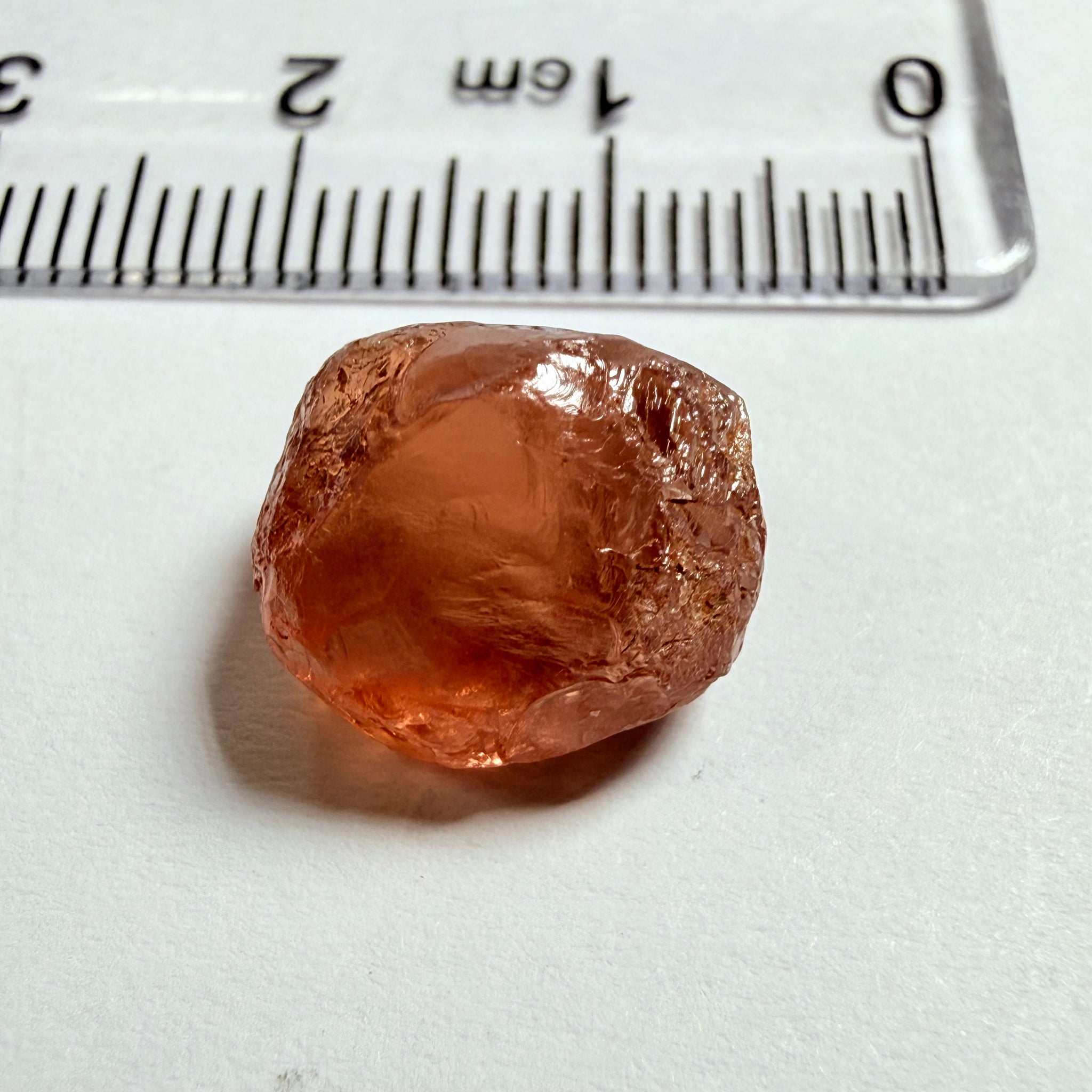 Malaya Garnet, 11.40ct, Umba Valley, Tanzania, Untreated Unheated, slight inclusions on the outer skin, will come off on disk while preforming and will take a couple of mm off the bottom, rest is slightly cloudyl