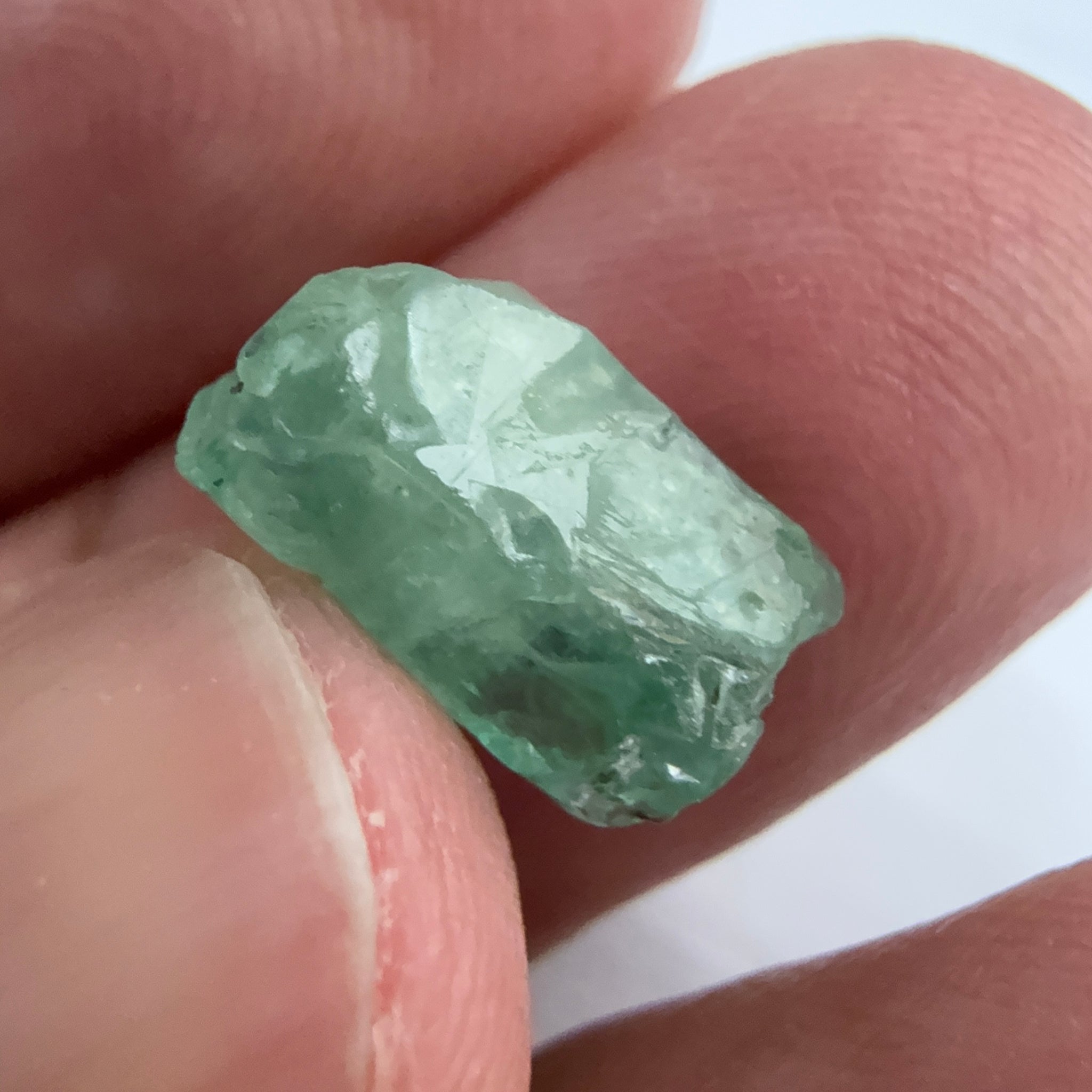 Emerald Crystal, 4.96ct, Tanzania, Untreated Unheated, specimen grade