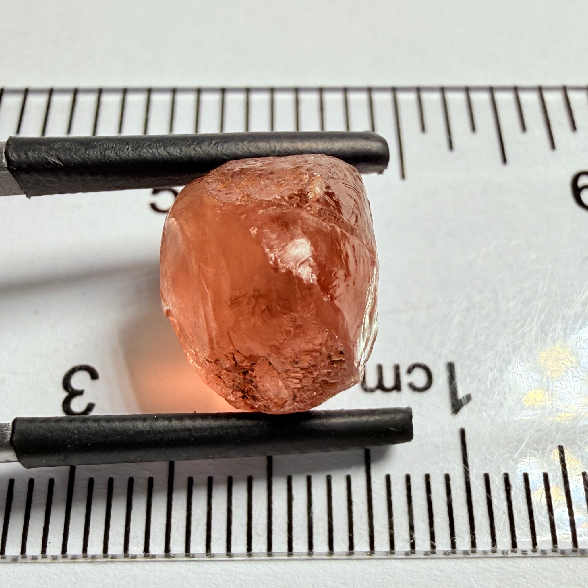 Malaya Garnet, 11.40ct, Umba Valley, Tanzania, Untreated Unheated, slight inclusions on the outer skin, will come off on disk while preforming and will take a couple of mm off the bottom, rest is slightly cloudyl