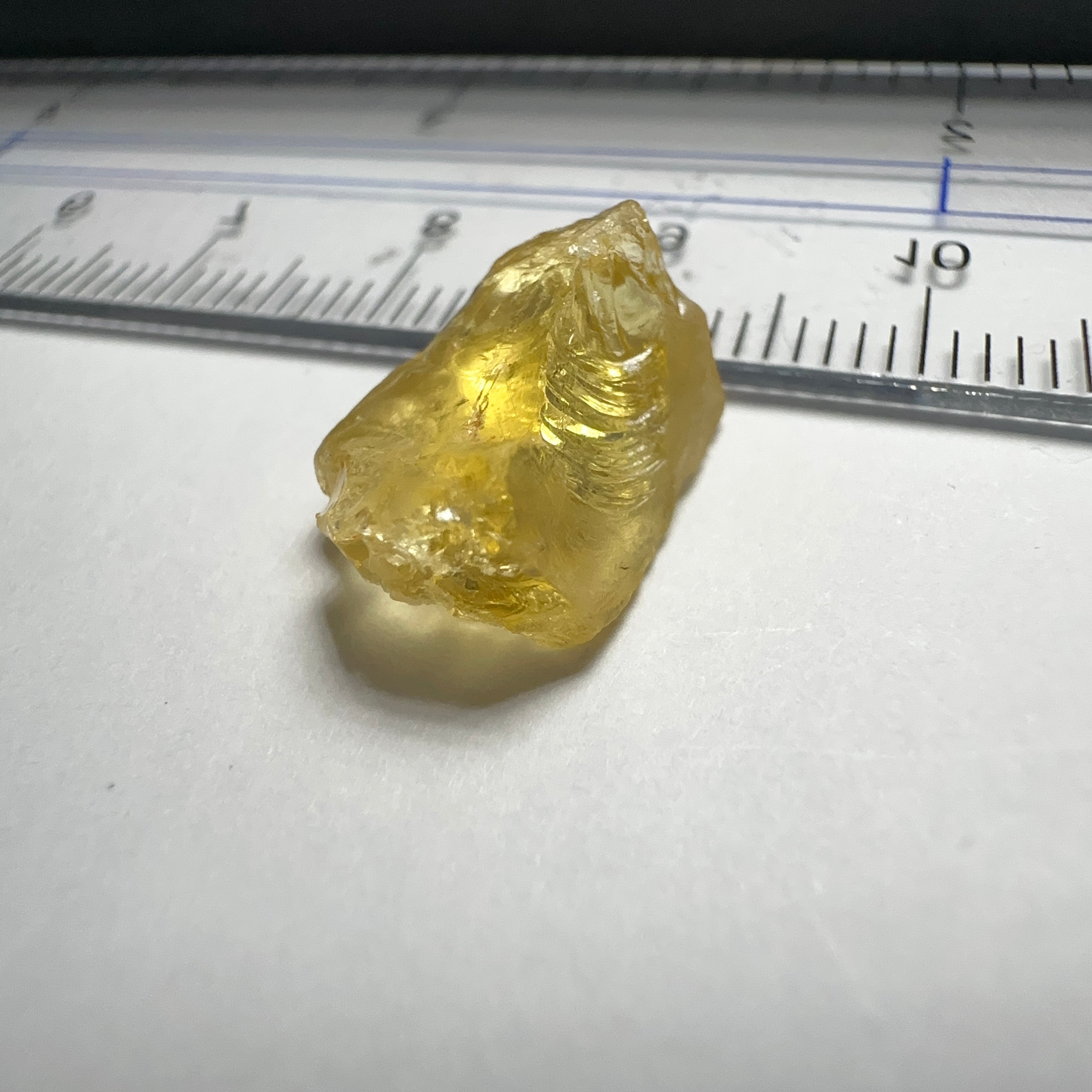 6.96ct Danburite, Tanzania, Untreated Unheated, fine needles and slight inclusions on outside need to be removed before faceting