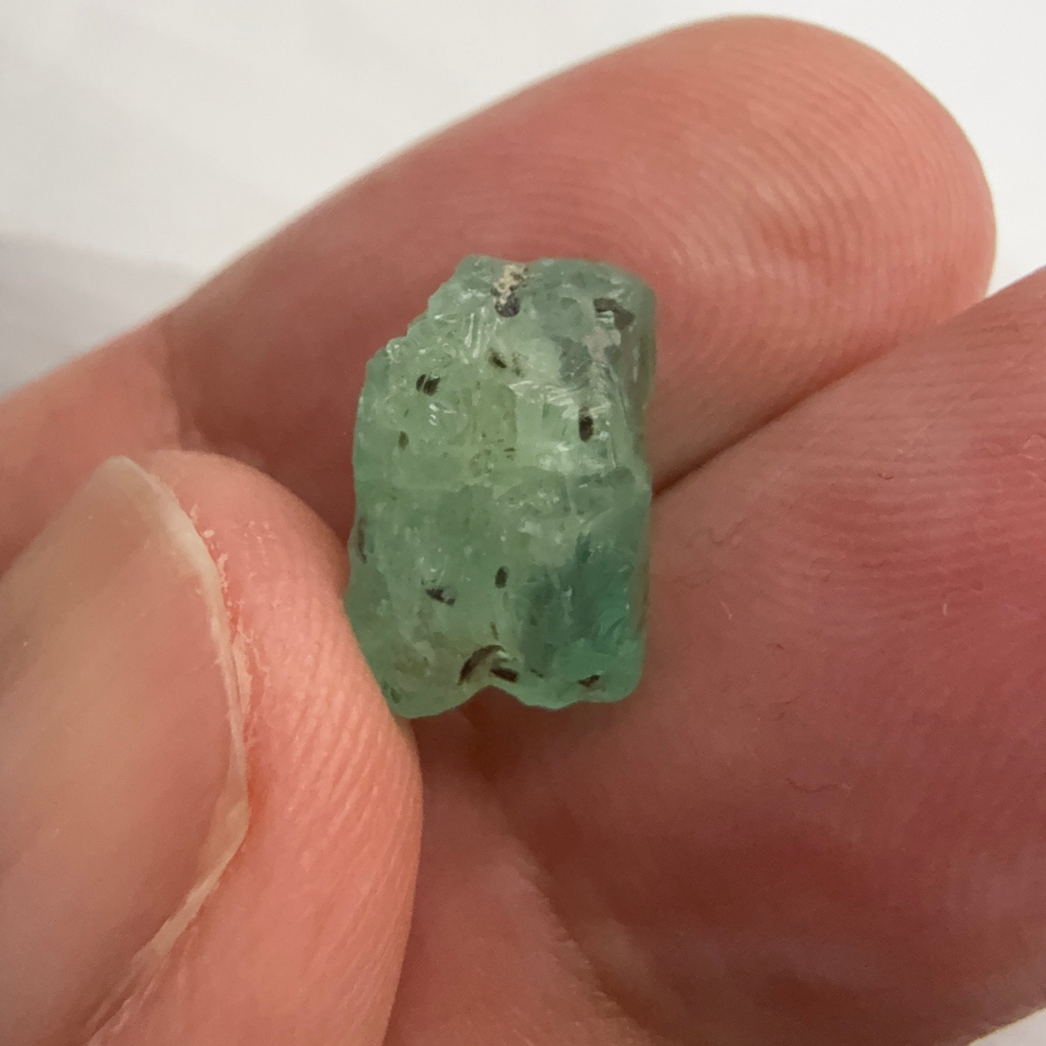 Emerald Crystal, 4.96ct, Tanzania, Untreated Unheated, specimen grade