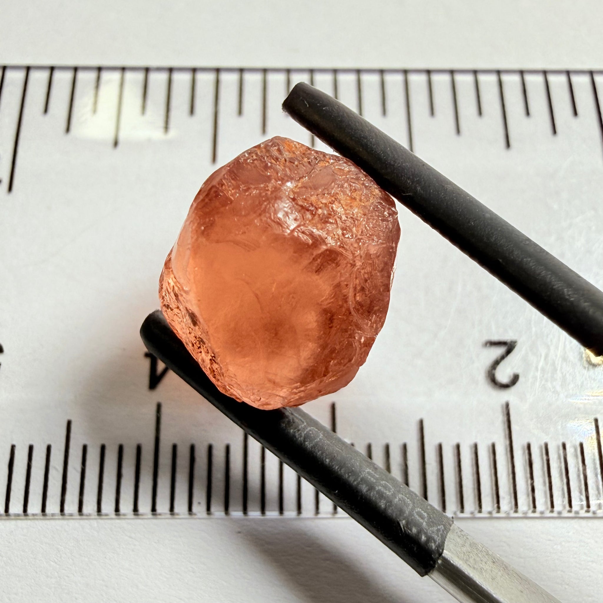 Malaya Garnet, 11.40ct, Umba Valley, Tanzania, Untreated Unheated, slight inclusions on the outer skin, will come off on disk while preforming and will take a couple of mm off the bottom, rest is slightly cloudyl