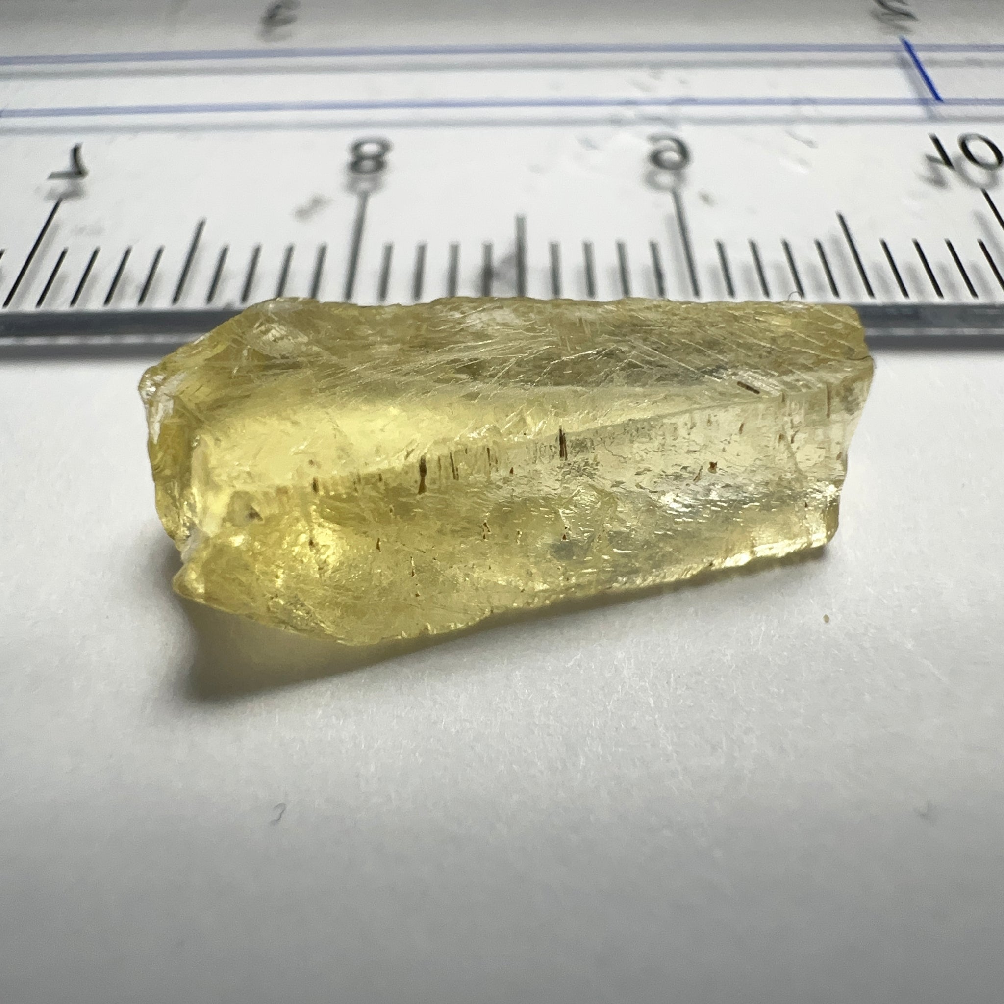 Danburite, 5.03ct, Tanzania, Untreated Unheated, needled with slight inclusions
