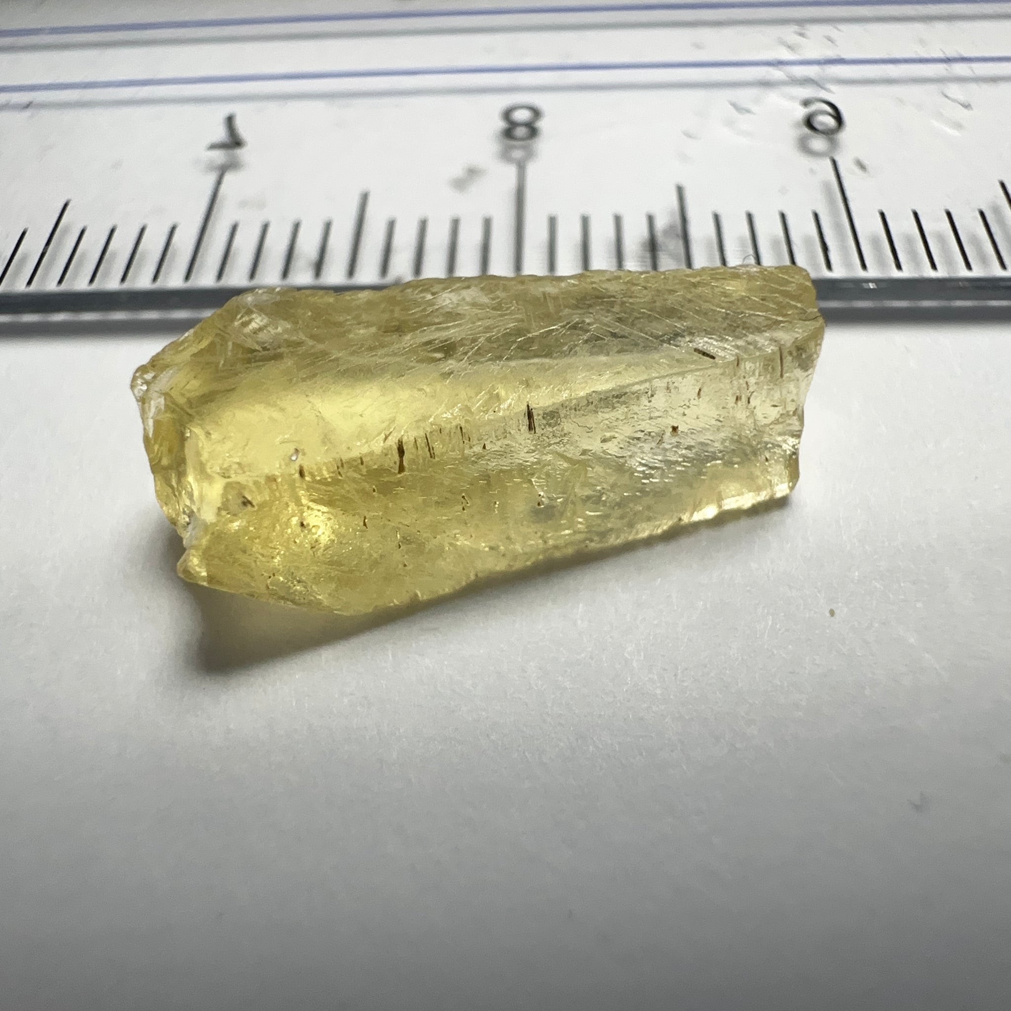 Danburite, 5.03ct, Tanzania, Untreated Unheated, needled with slight inclusions