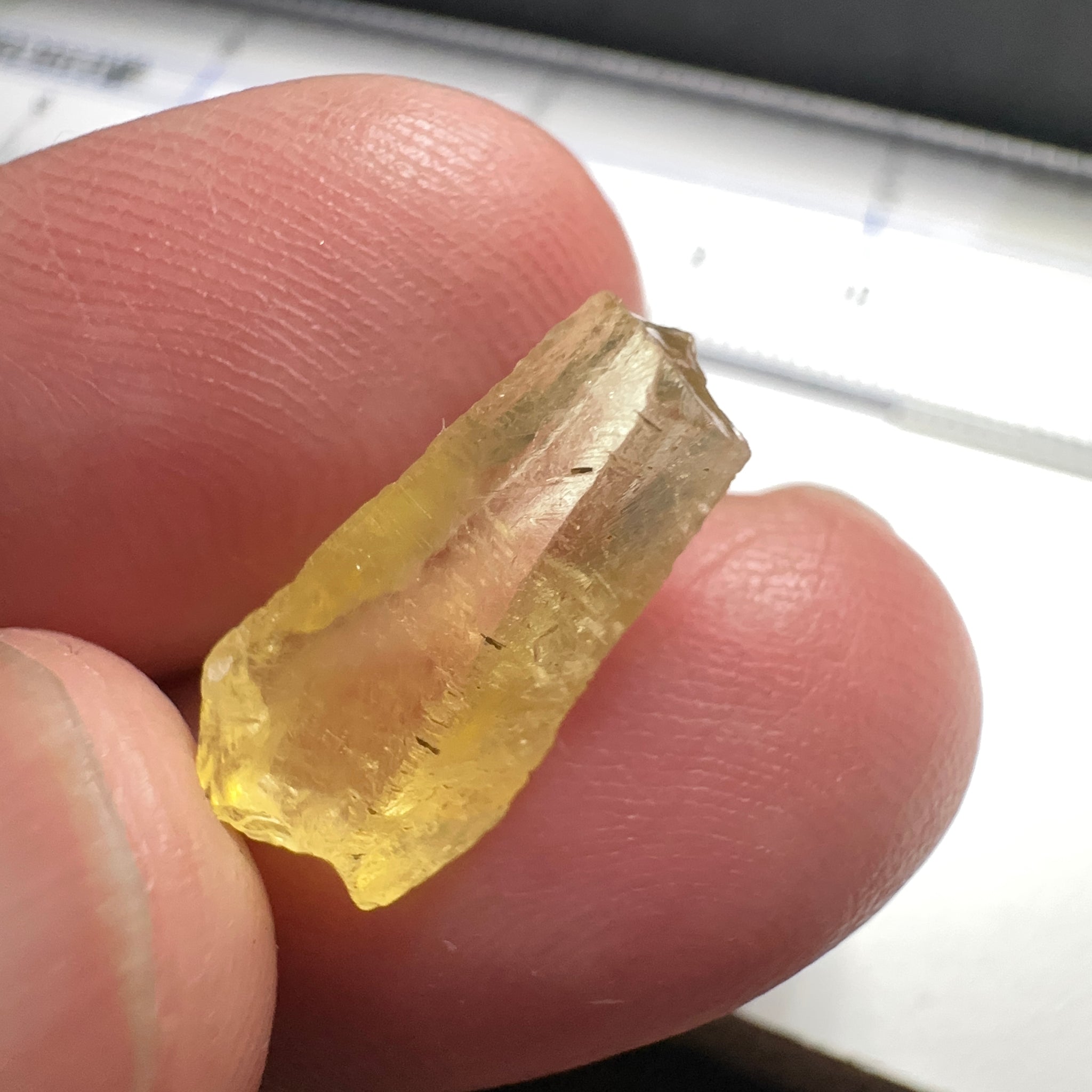 Danburite, 5.03ct, Tanzania, Untreated Unheated, needled with slight inclusions