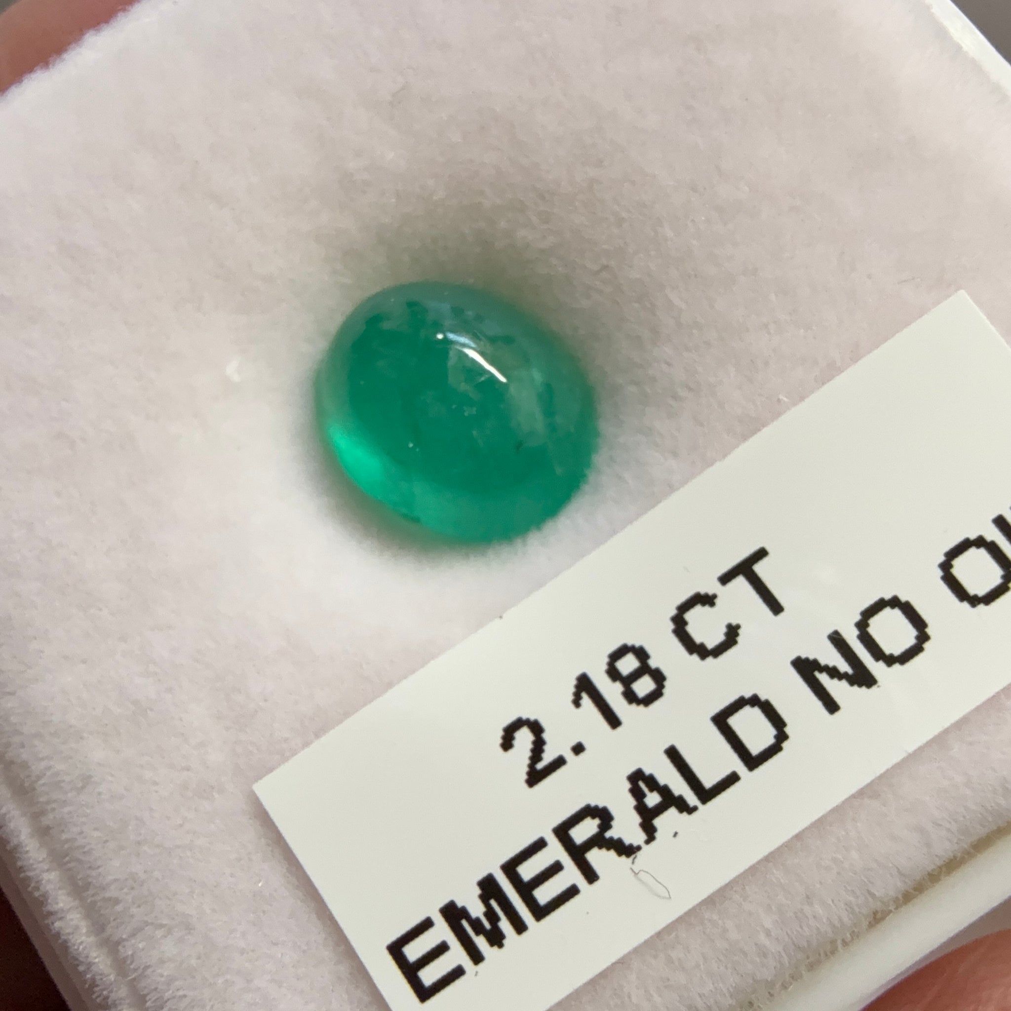 Emerald, 2.18ct, Tanzania. Untreated Unheated No Oil.