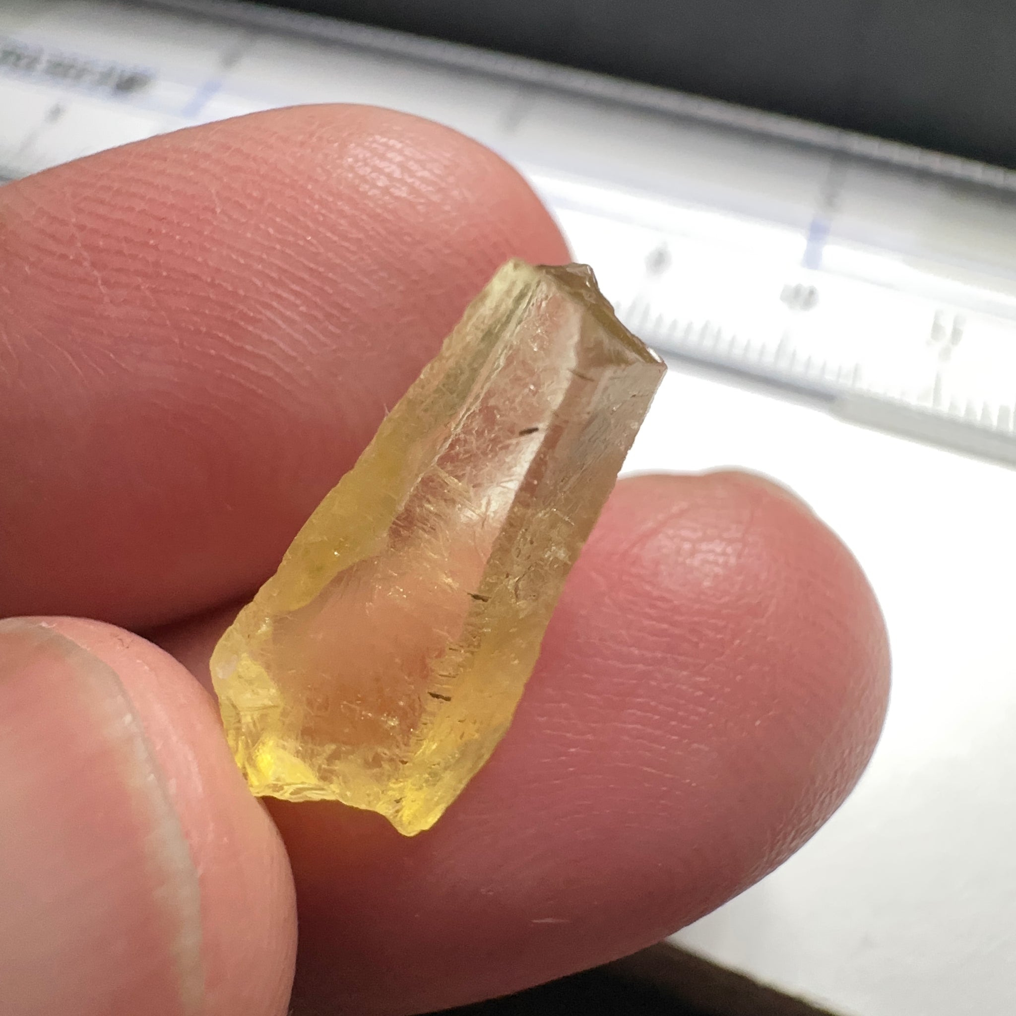 Danburite, 5.03ct, Tanzania, Untreated Unheated, needled with slight inclusions