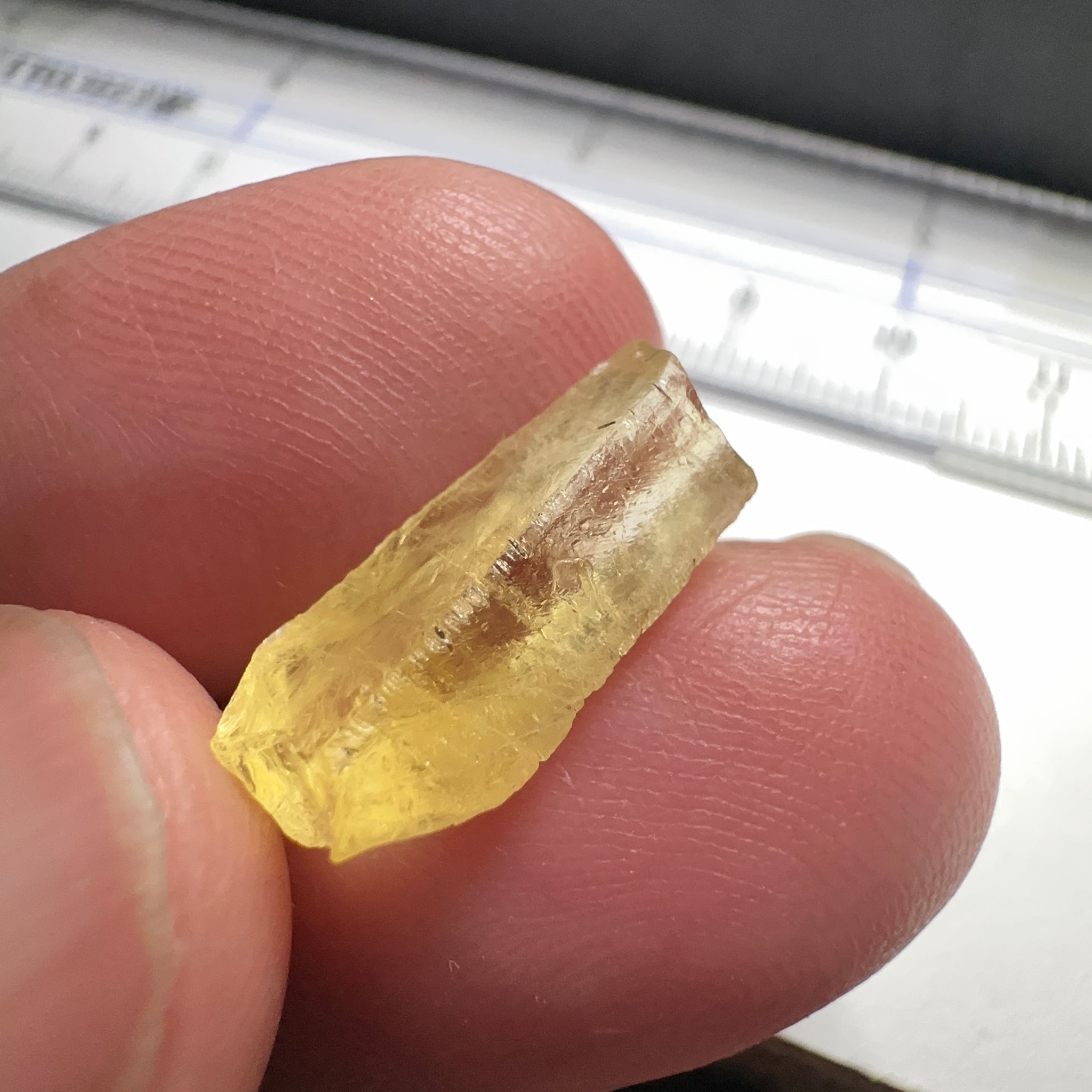 Danburite, 5.03ct, Tanzania, Untreated Unheated, needled with slight inclusions