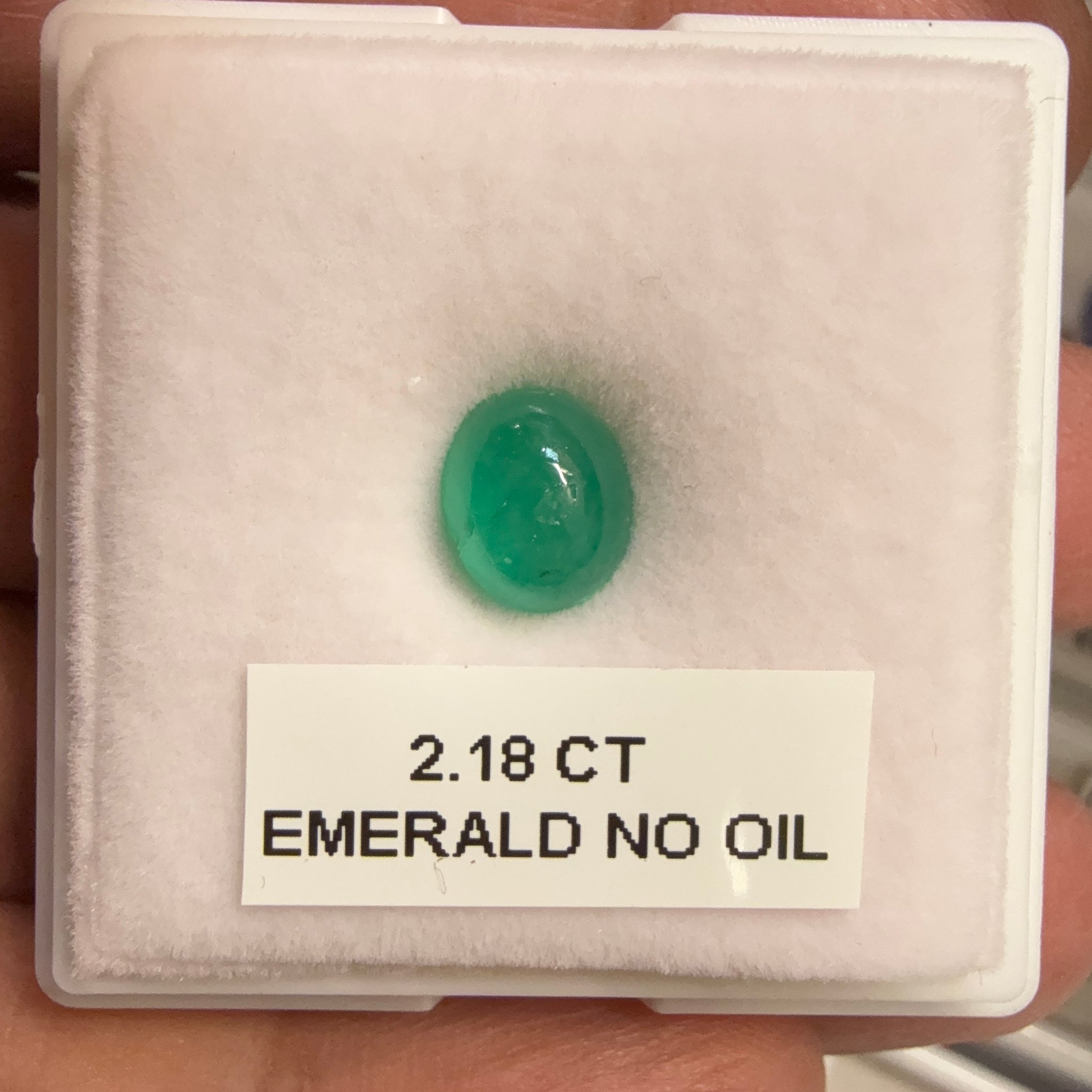 Emerald, 2.18ct, Tanzania. Untreated Unheated No Oil.