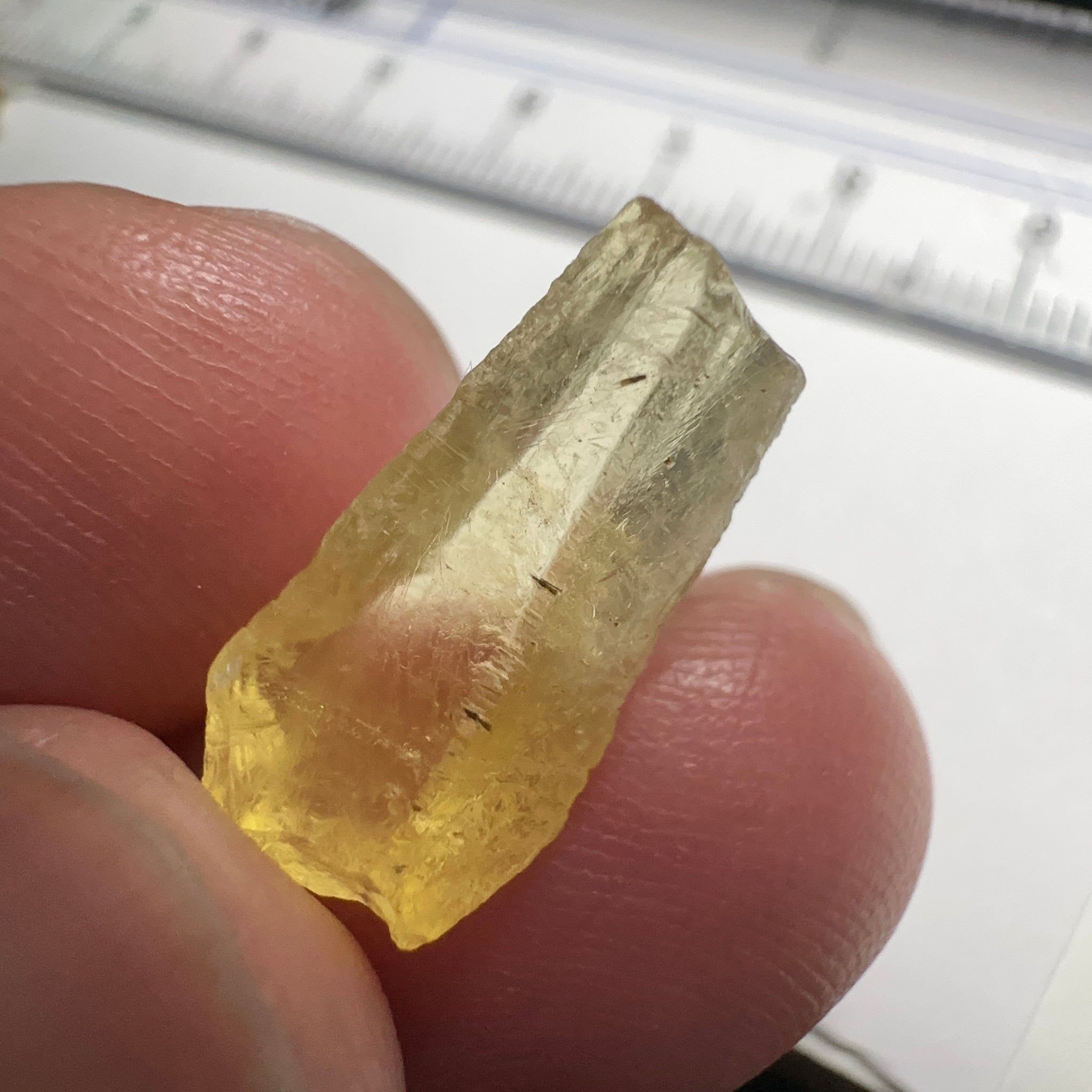 Danburite, 5.03ct, Tanzania, Untreated Unheated, needled with slight inclusions