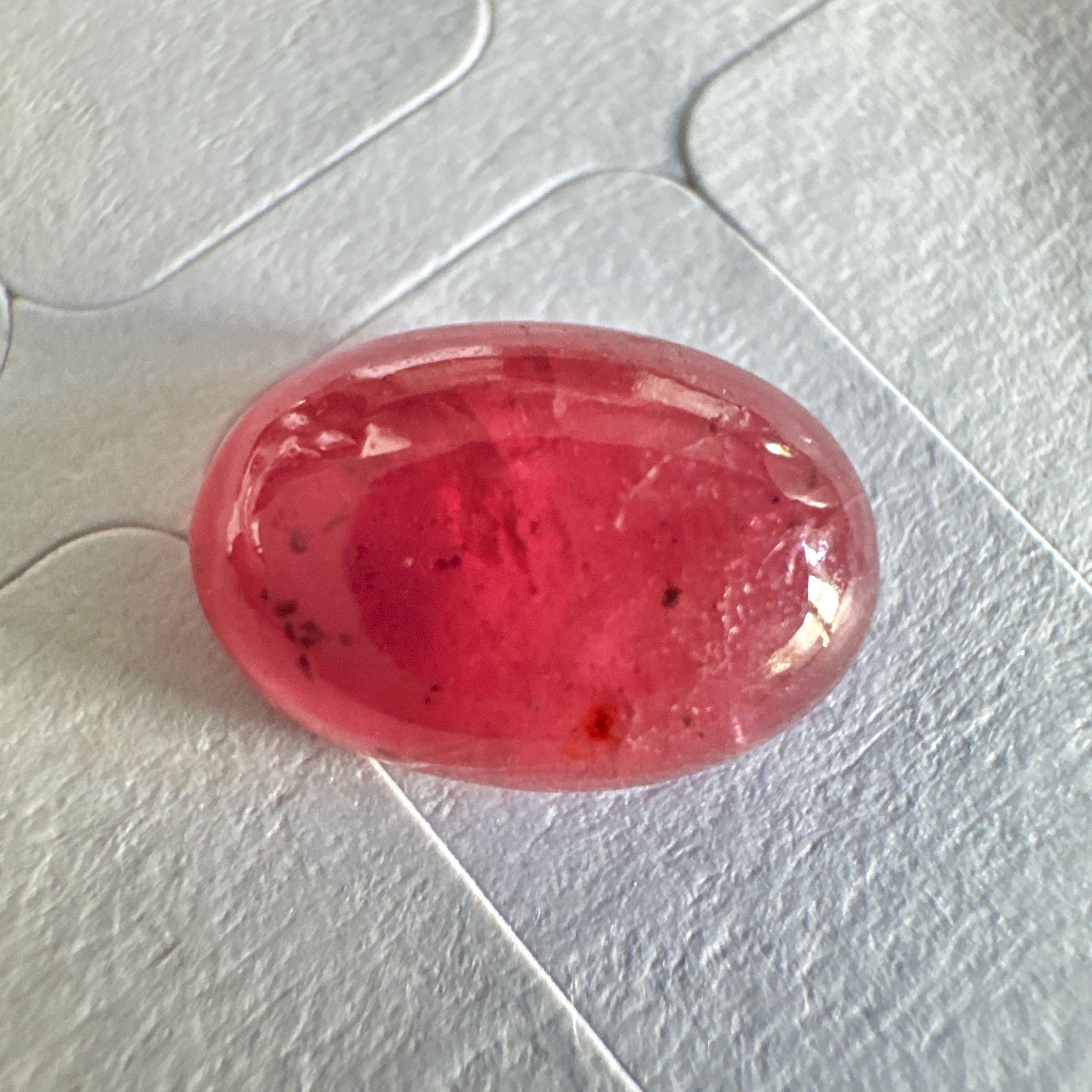 Sapphire Cabochon, 2.80ct, Umba Valley, Tanzania. Untreated Unheated.