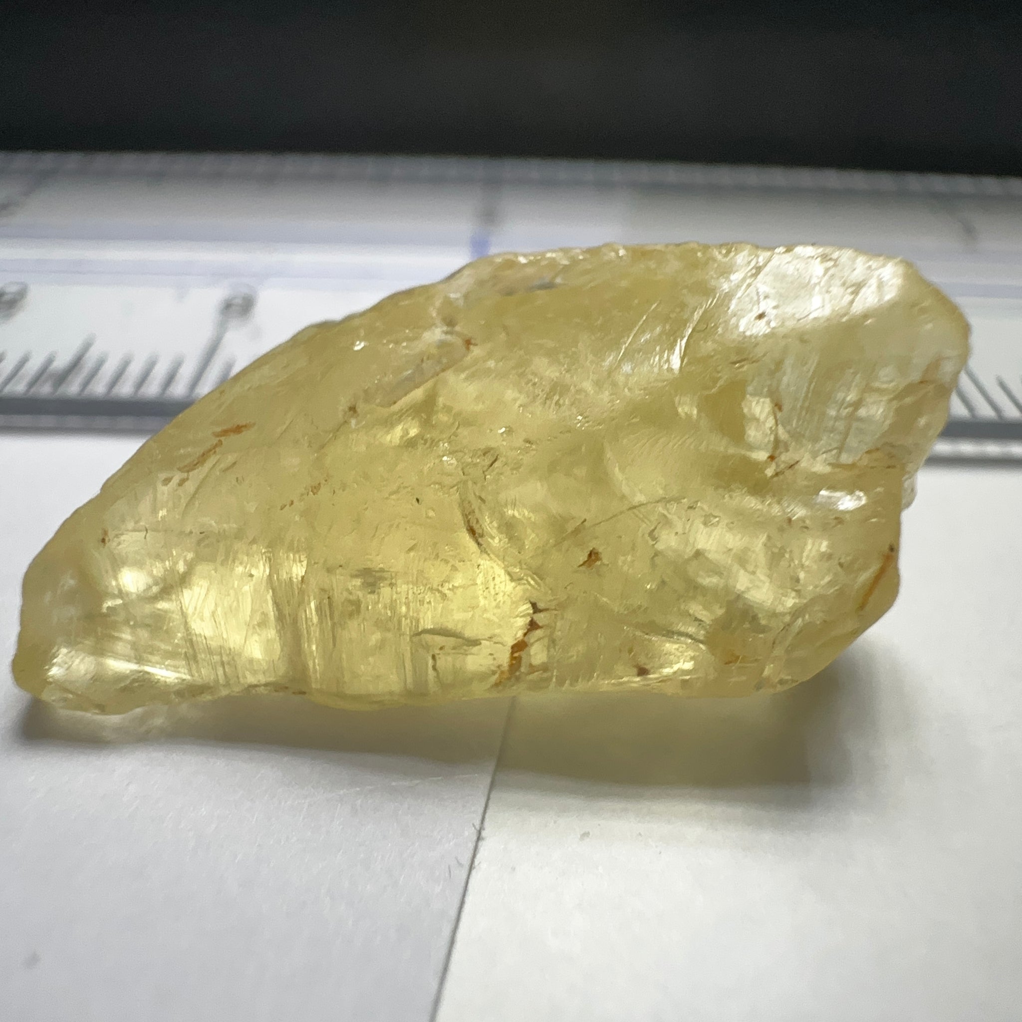 Danburite, 18.07ct, Tanzania, Untreated Unheated, needled with some inclusions on the outer skin