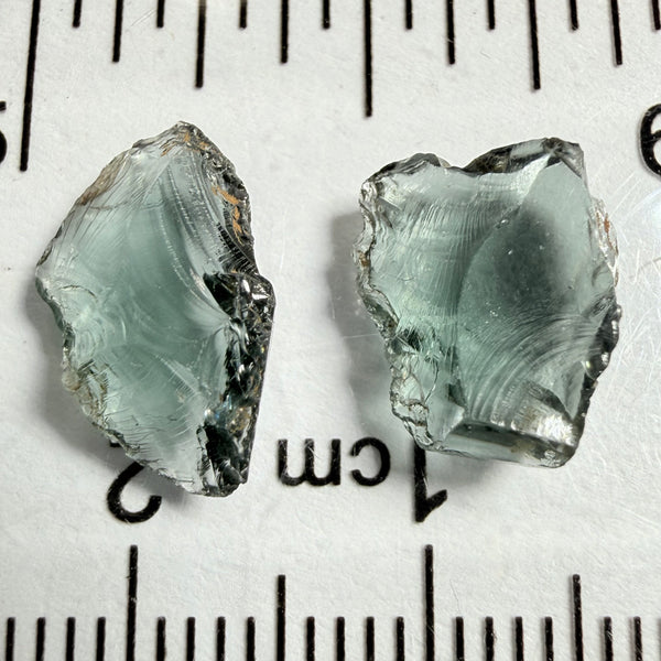 Spinel, 1.93ct and 2.33ct stones, flat shapes, Tanzania, Untreated Unheated, great for setting as is into jewellery, vvs-if