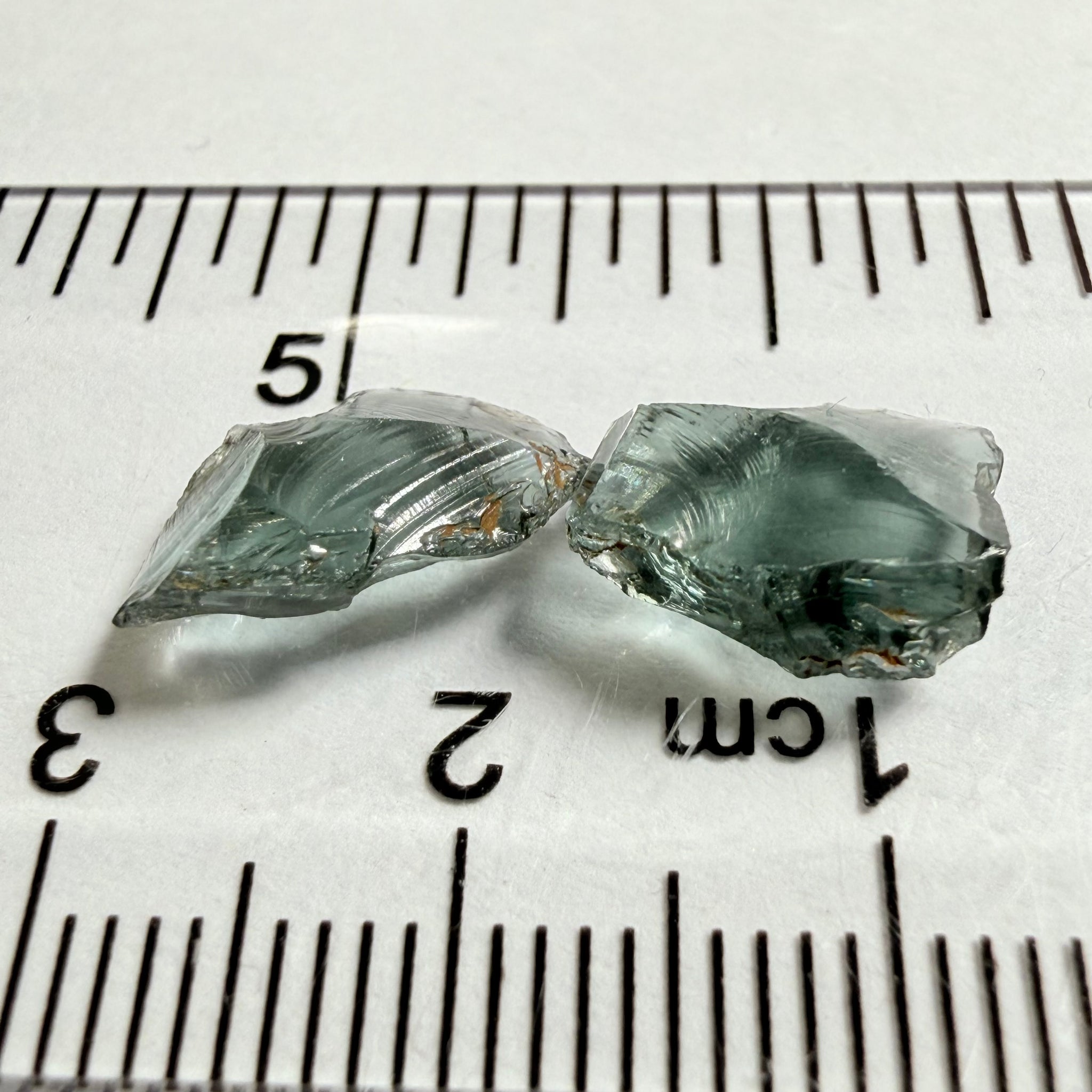 Spinel, 1.93ct and 2.33ct stones, flat shapes, Tanzania, Untreated Unheated, great for setting as is into jewellery, vvs-if