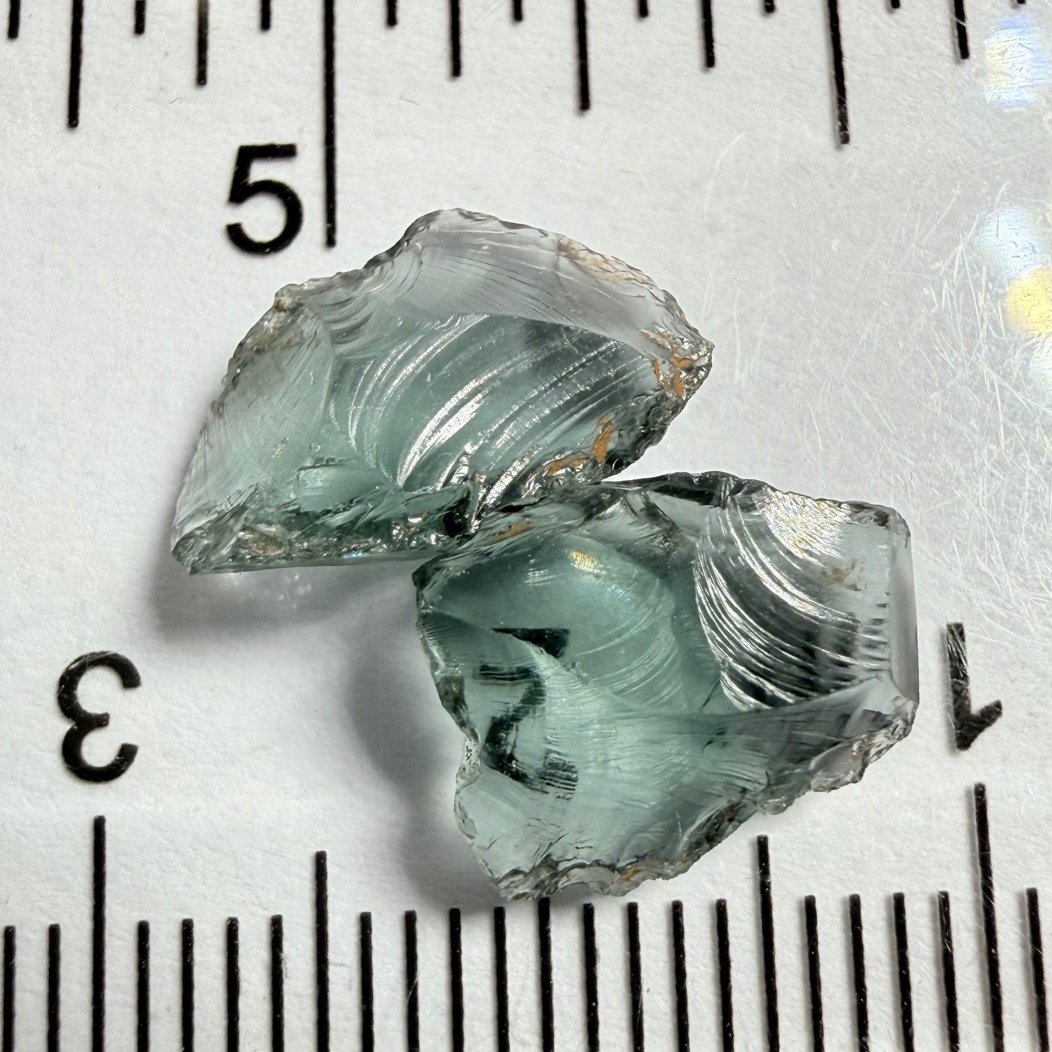 Spinel, 1.93ct and 2.33ct stones, flat shapes, Tanzania, Untreated Unheated, great for setting as is into jewellery, vvs-if
