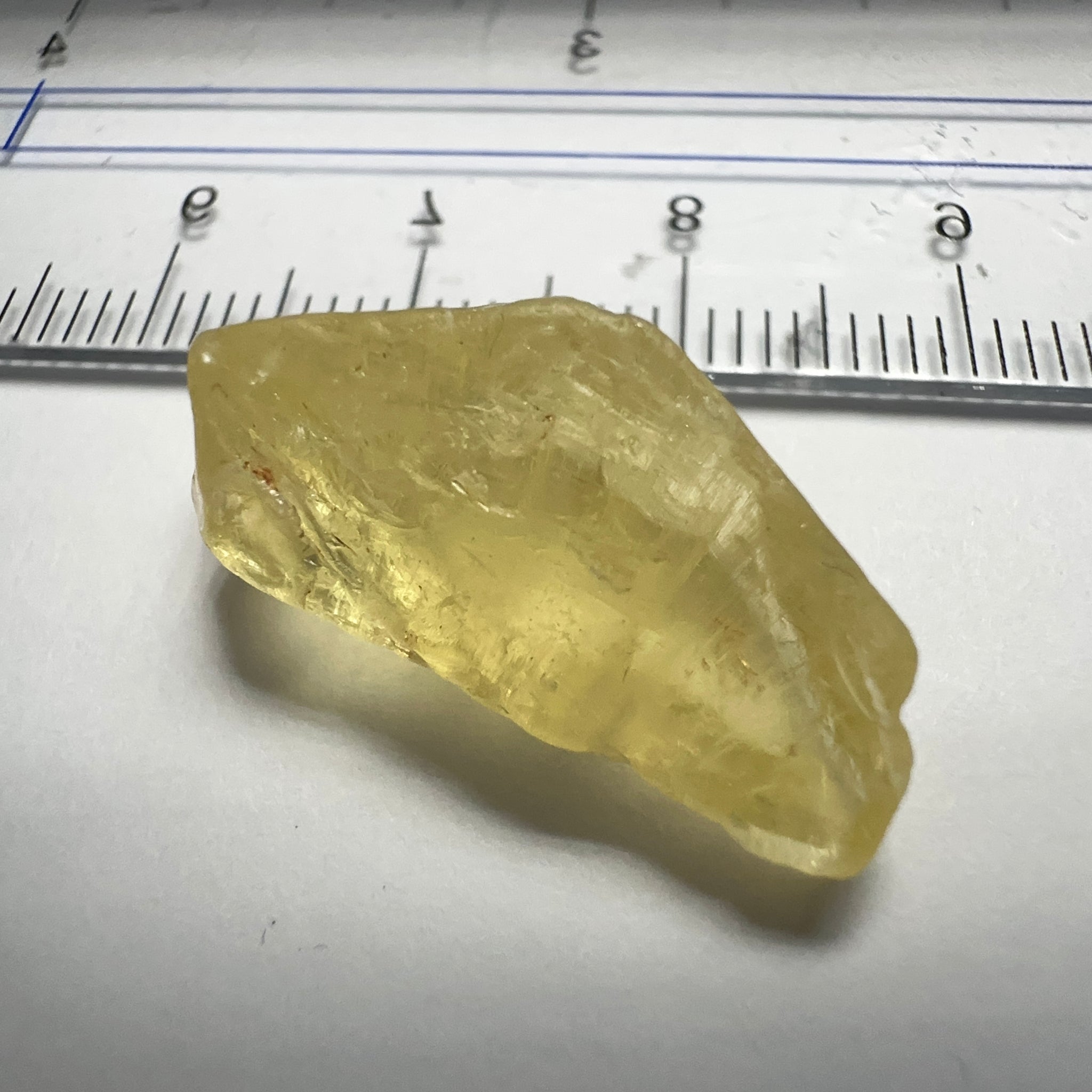 Danburite, 18.07ct, Tanzania, Untreated Unheated, needled with some inclusions on the outer skin