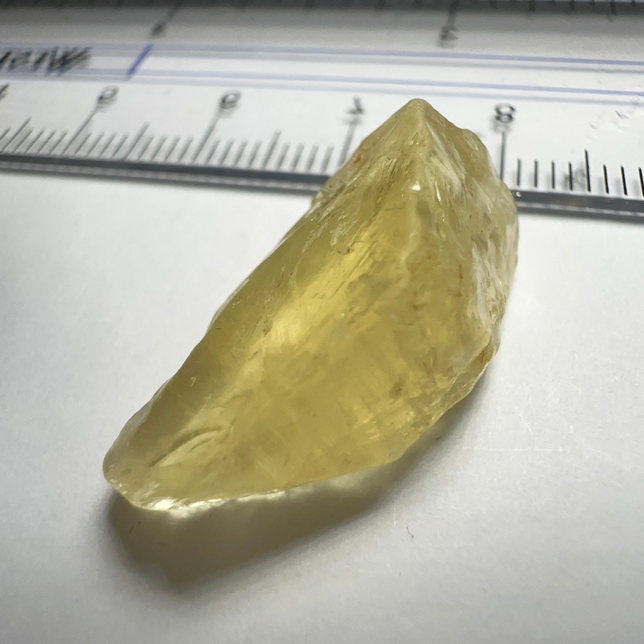 Danburite, 18.07ct, Tanzania, Untreated Unheated, needled with some inclusions on the outer skin