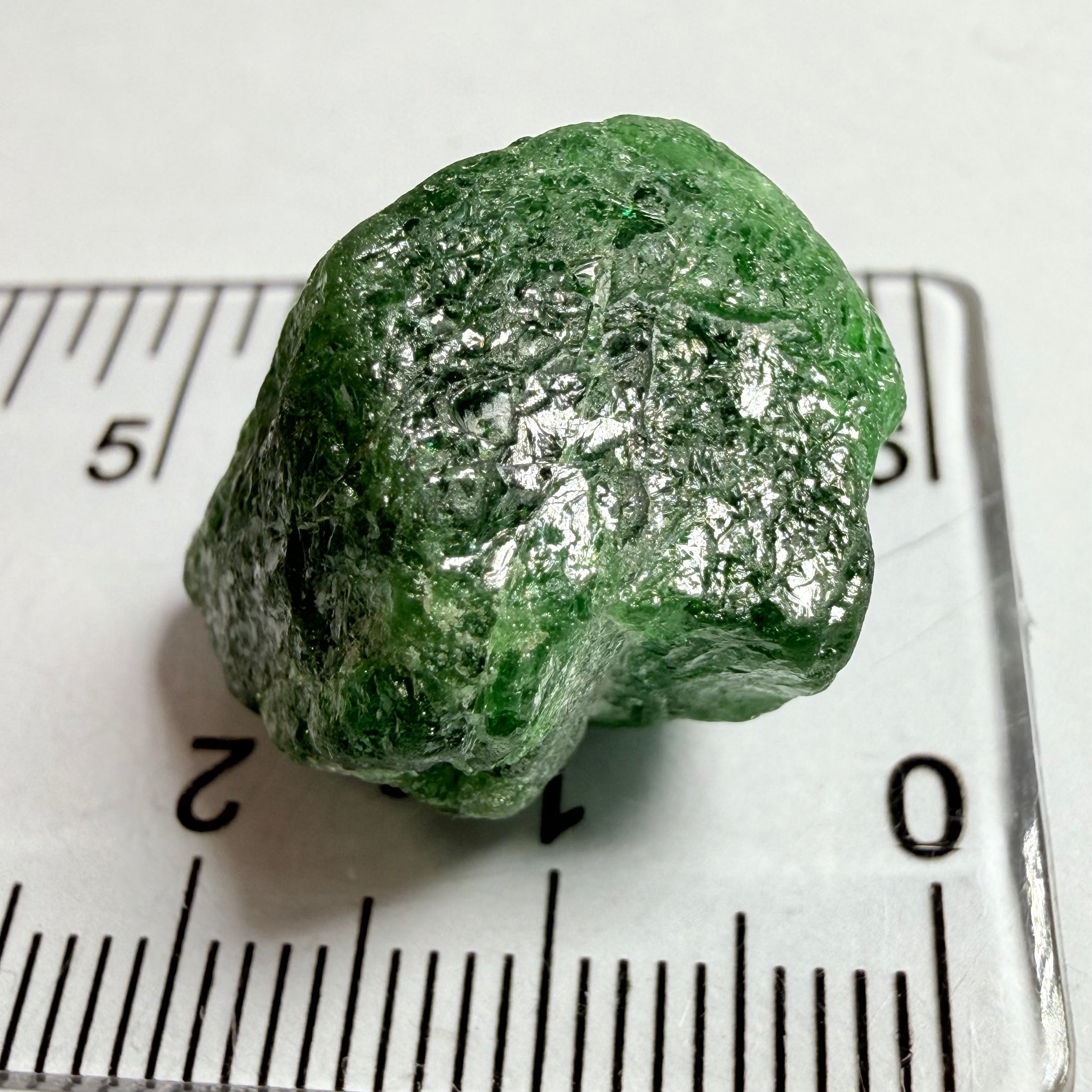 Tsavorite Garnet Specimen Nodule, 36.60ct, Merelani, Tanzania, Untreated Unheated, not for faceting