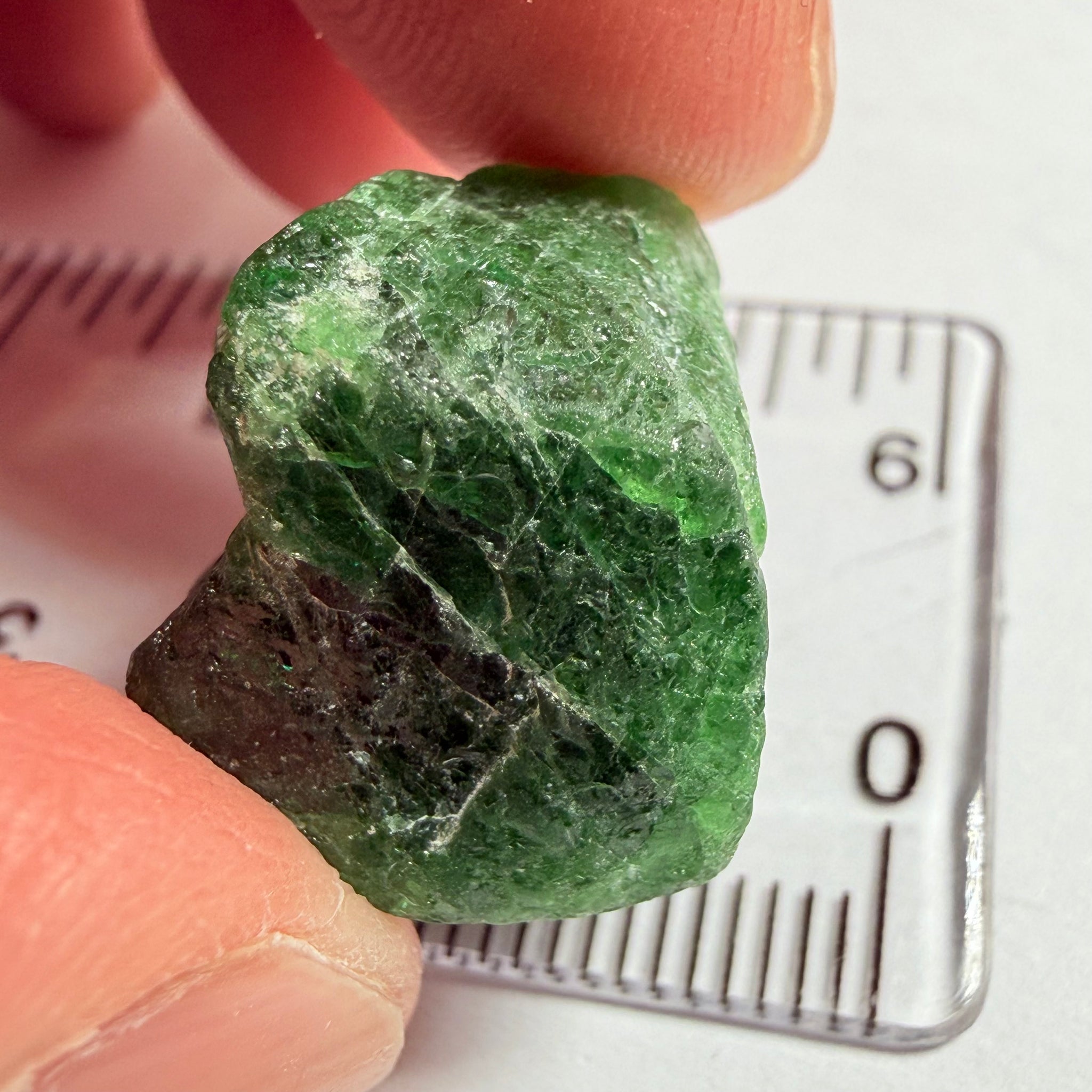 Tsavorite Garnet Specimen Nodule, 36.60ct, Merelani, Tanzania, Untreated Unheated, not for faceting