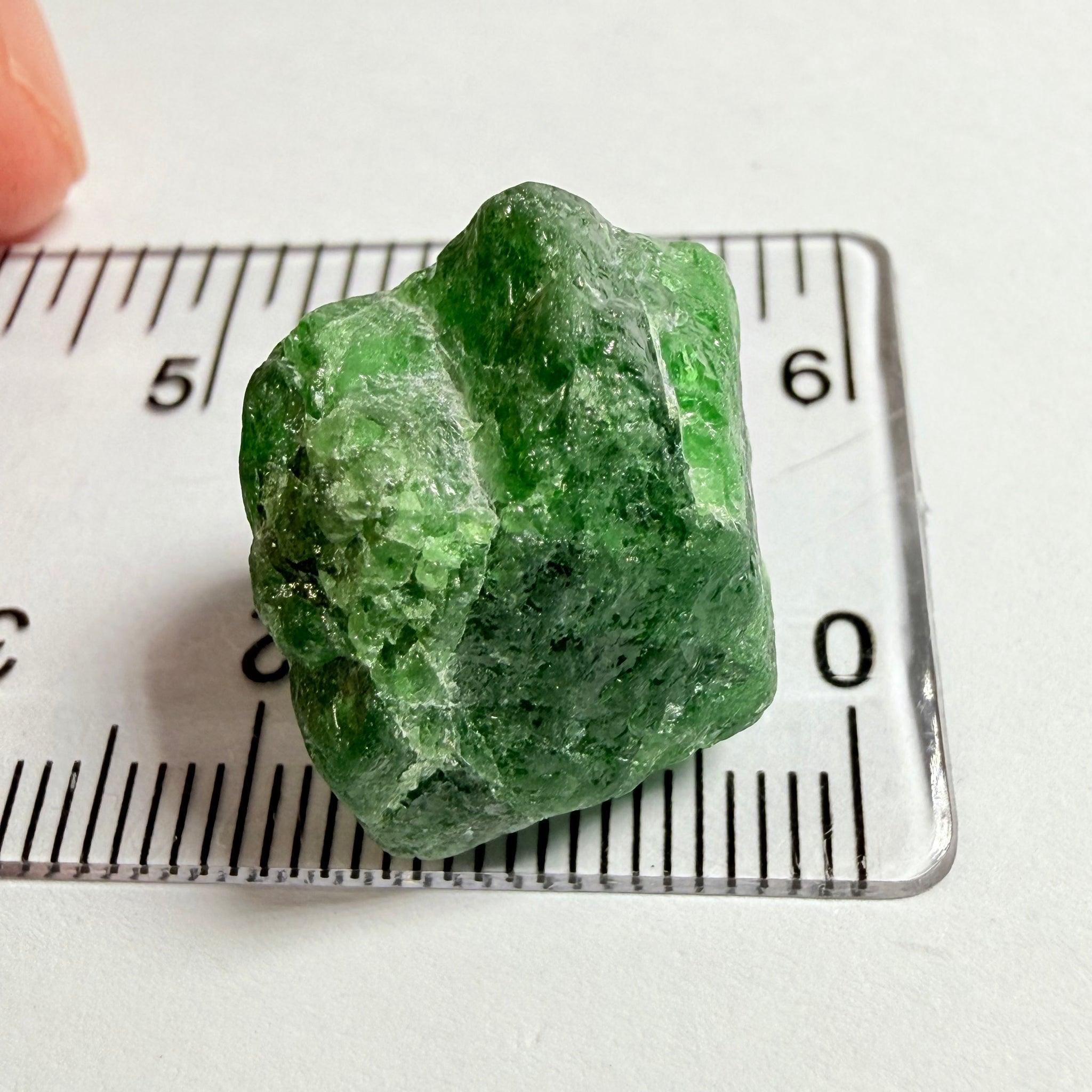 Tsavorite Garnet Specimen Nodule, 36.60ct, Merelani, Tanzania, Untreated Unheated, not for faceting