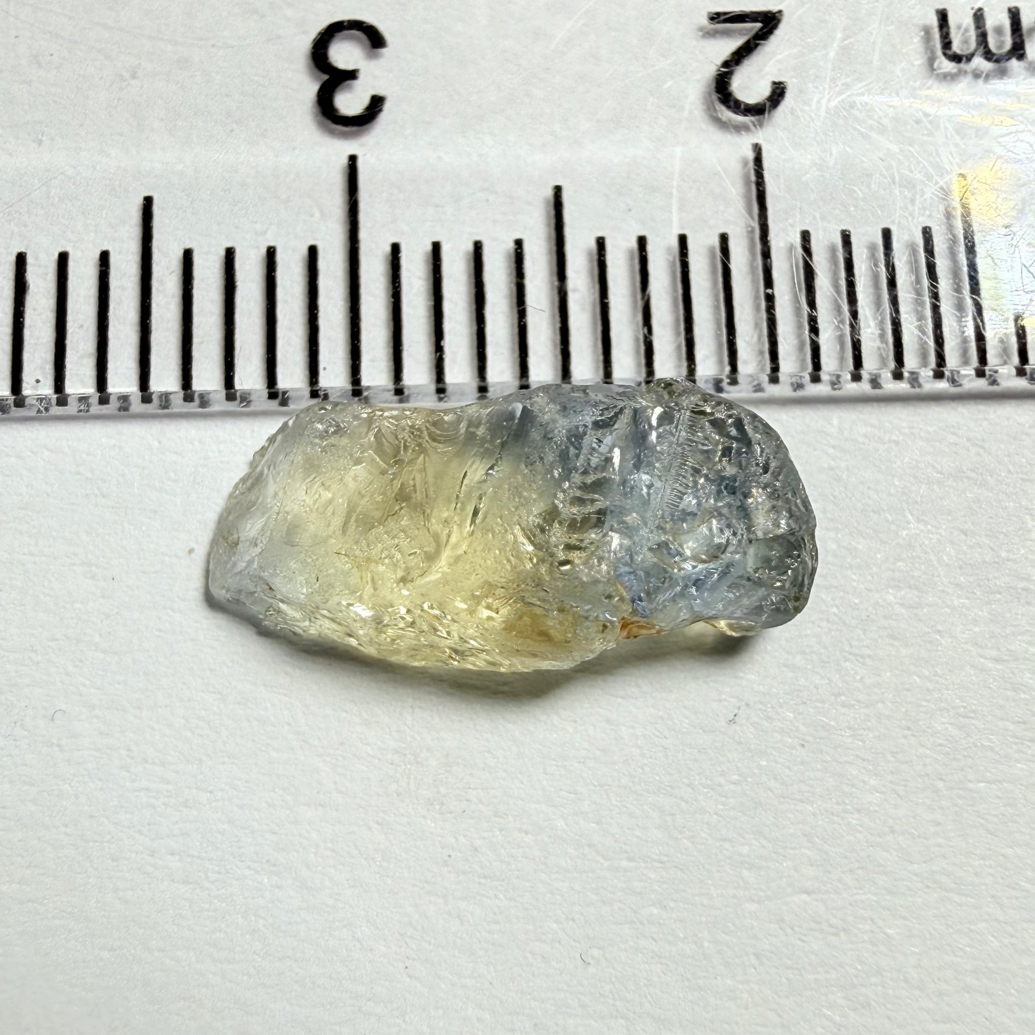 Umba Sapphire, 3.36ct, Umba, Tanzania, Untreated Unheated, too flat to facet, but set in jewellery as is