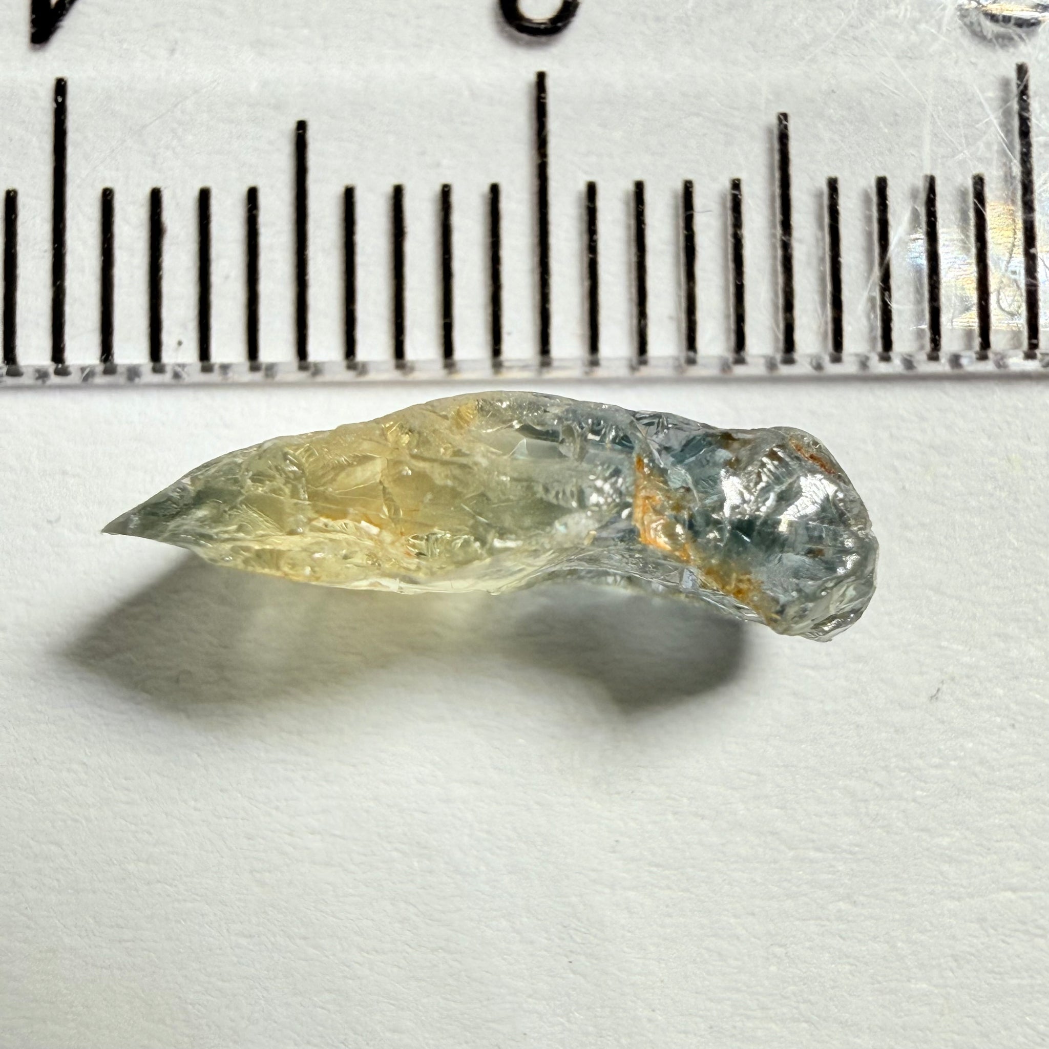 Umba Sapphire, 3.36ct, Umba, Tanzania, Untreated Unheated, too flat to facet, but set in jewellery as is