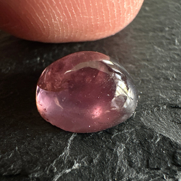 Umba Sapphire Cabochon. 4.26ct, Tanzania, Untreated Unheated.