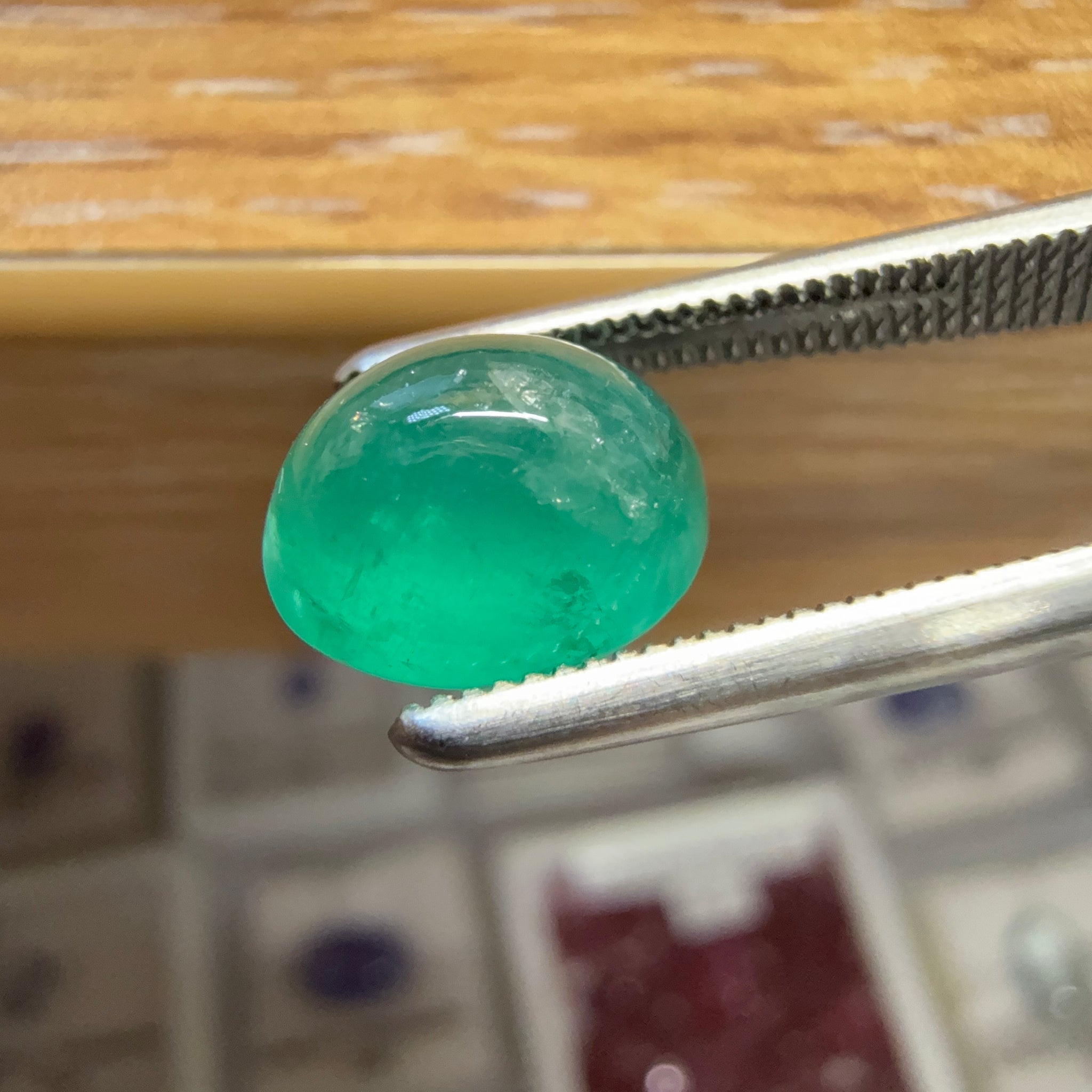 Emerald, 2.18ct, Tanzania. Untreated Unheated No Oil.