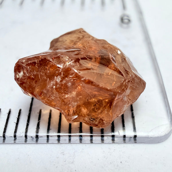 Colour Shift Garnet, 5.95ct, Tanzania, Untreated Unheated, silky with slight inclusions on the outside, flat shape