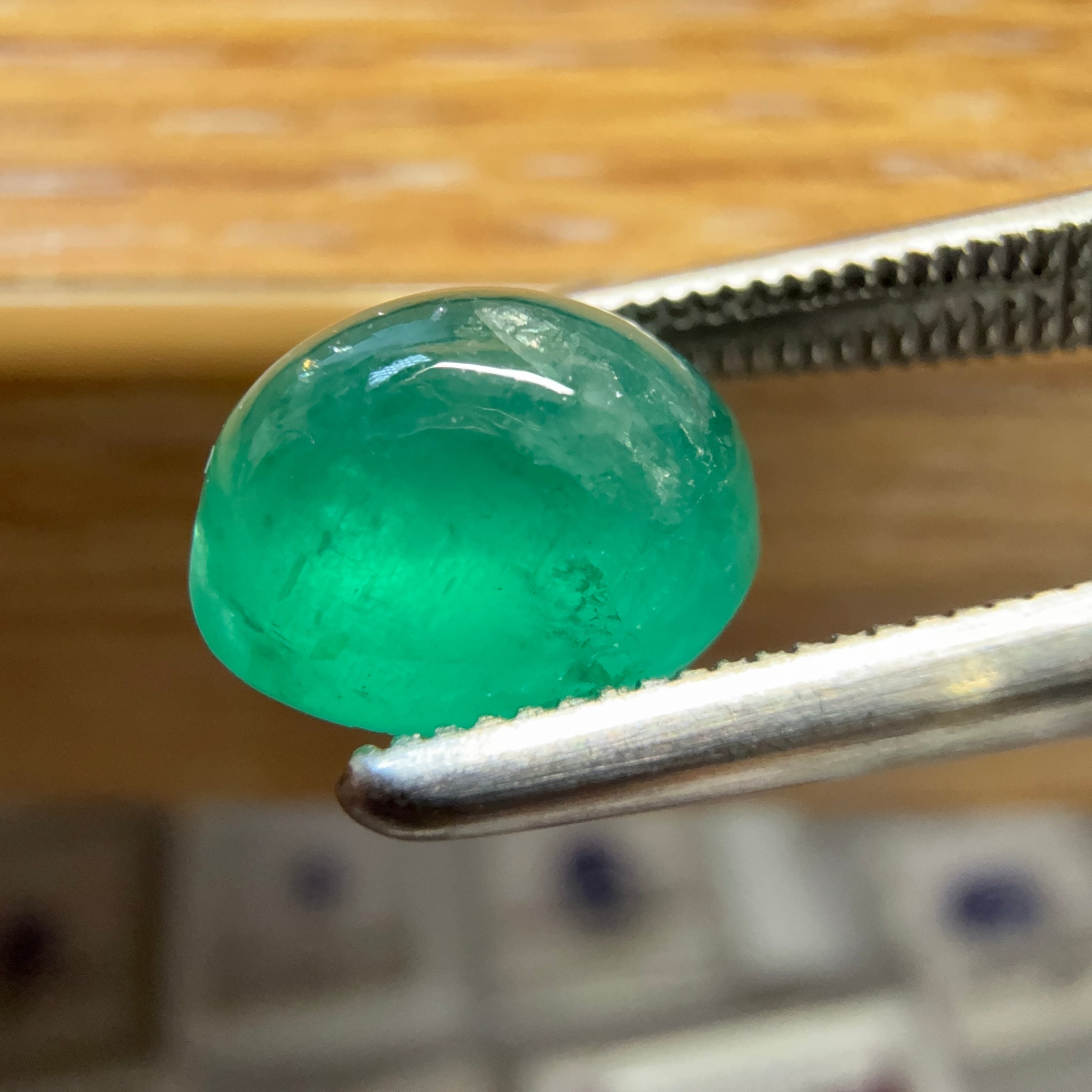 Emerald, 2.18ct, Tanzania. Untreated Unheated No Oil.
