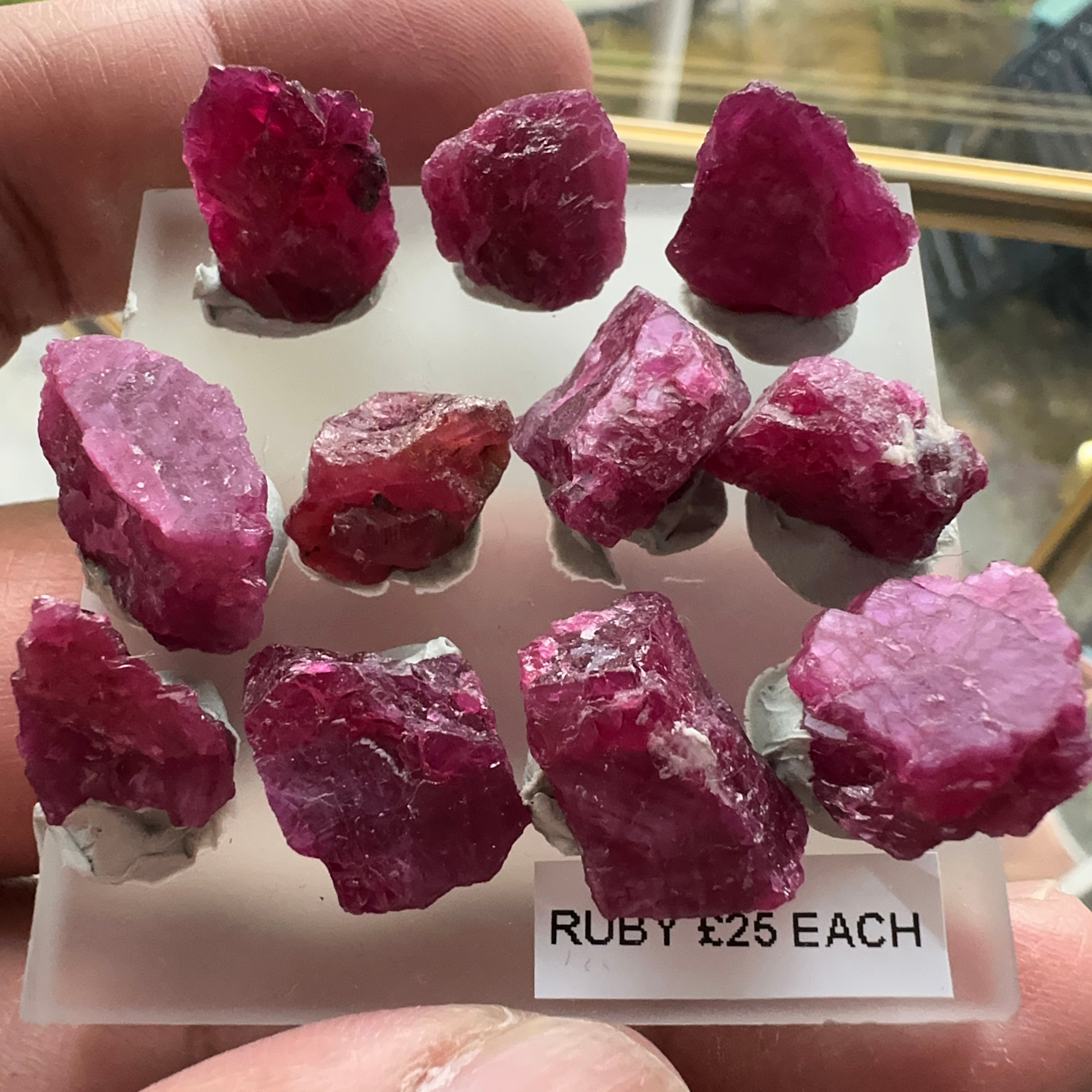 11pc Longido Ruby Lot, Specimens or you can cab them too, Untreated Unheated, price for the lot